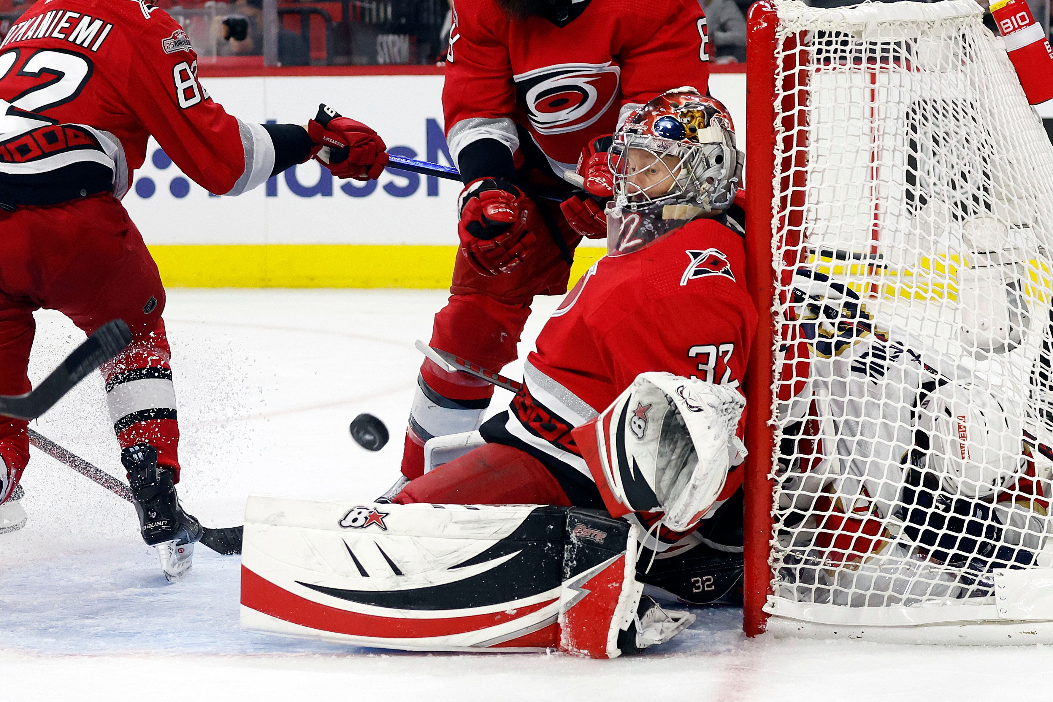 Frederick Andersen, Antti Raanta done in Raleigh? Why goalies could have  played last games for Hurricanes