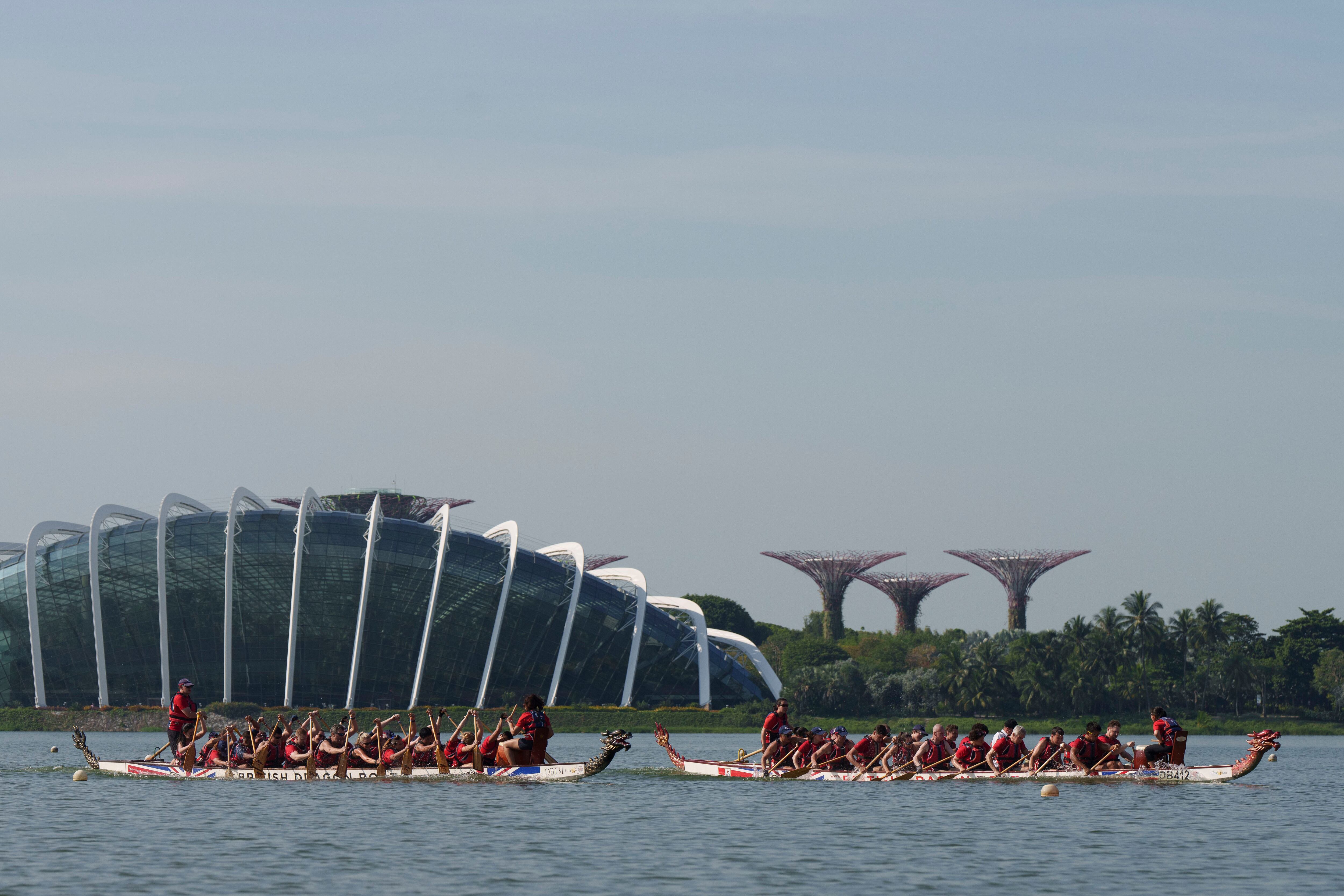 Dragon boat athletes to experience Florida, others here just for race