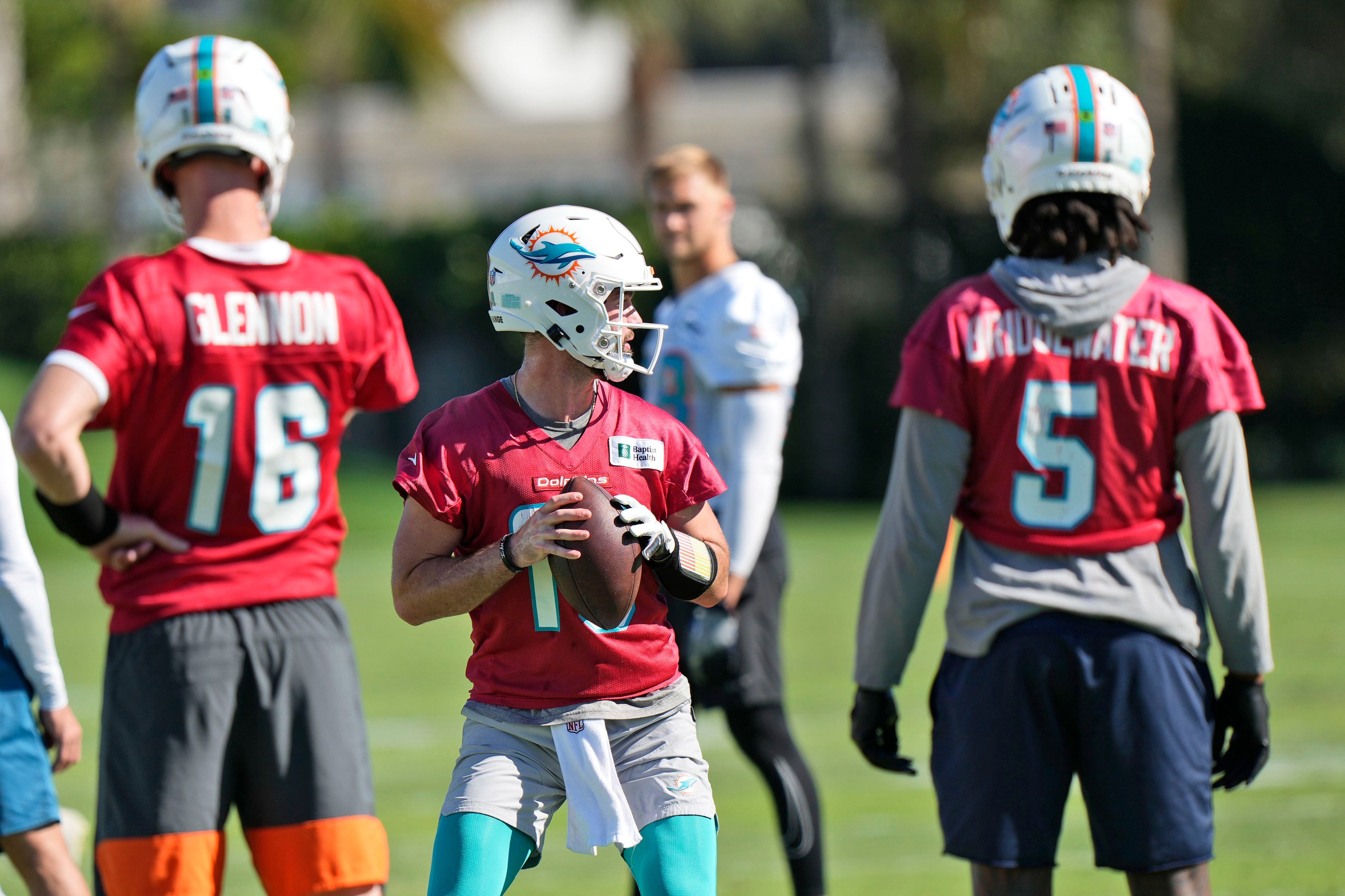 Dolphins QB Thompson gets NFL baptism after injury to starter