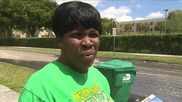 Opa-locka resident says sewer outside her home keeps backing up