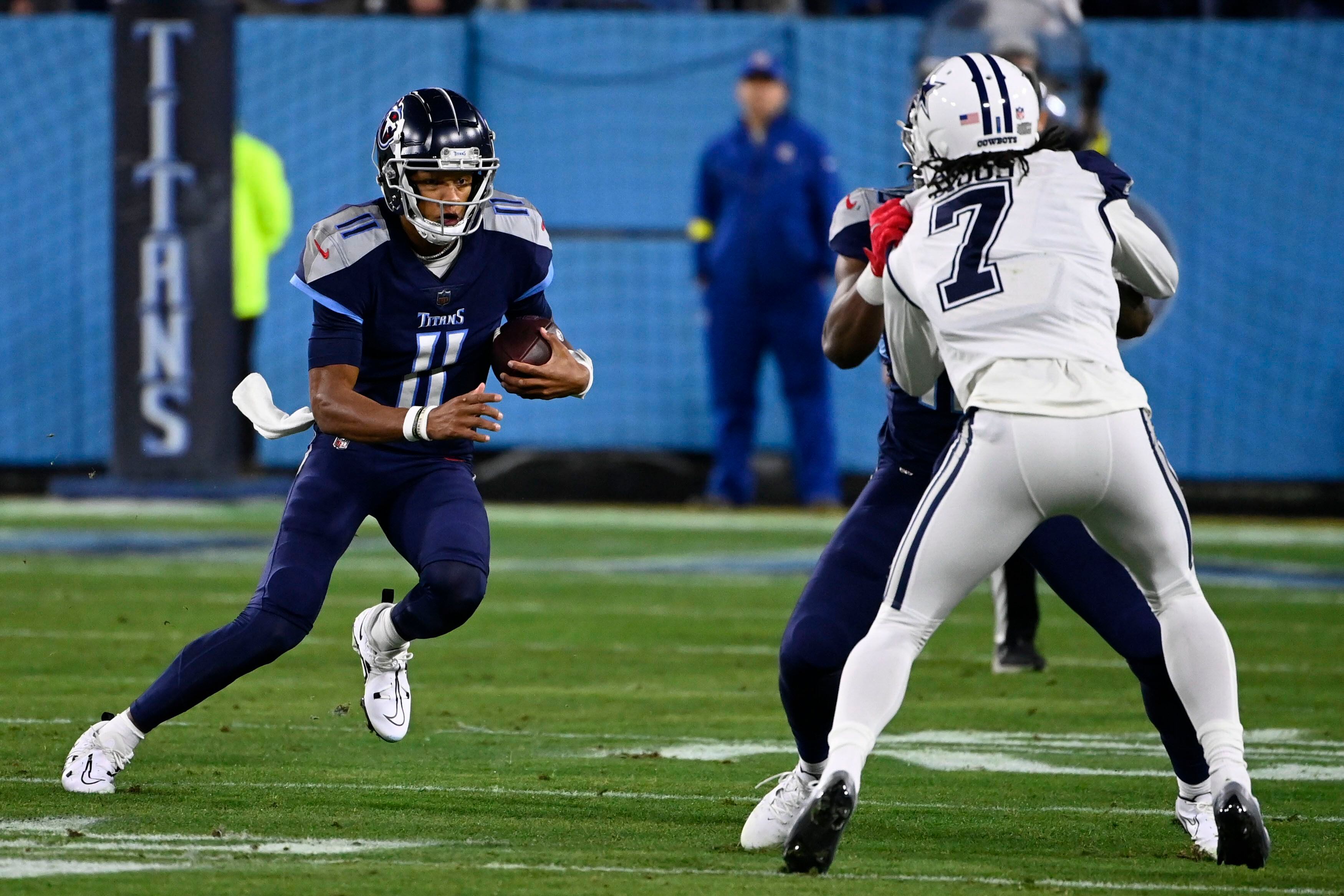 Tennessee Titans QB Joshua Dobbs to start vs. Cowboys