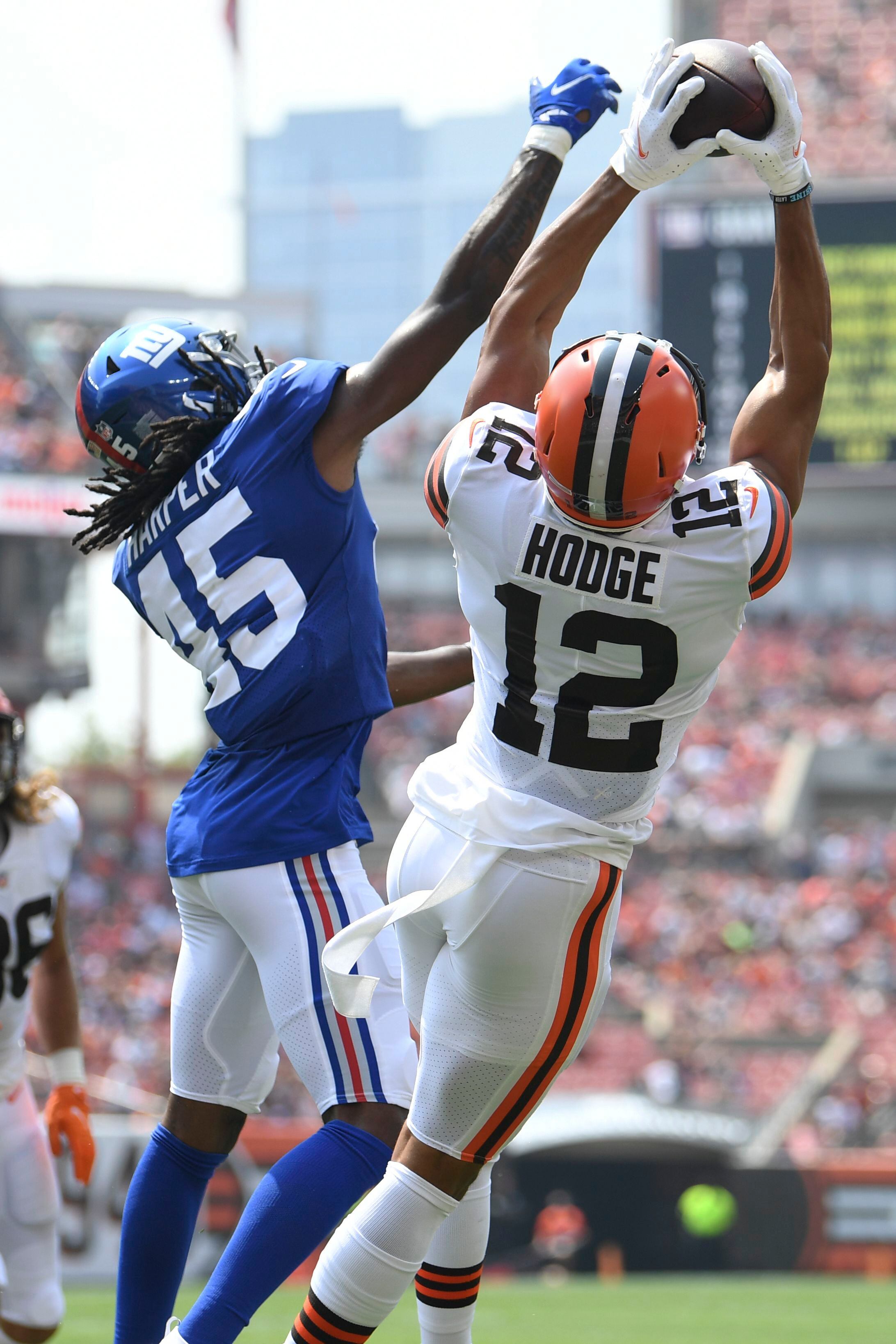 Keenum throws TD, Browns beat Giants in matchup of reserves