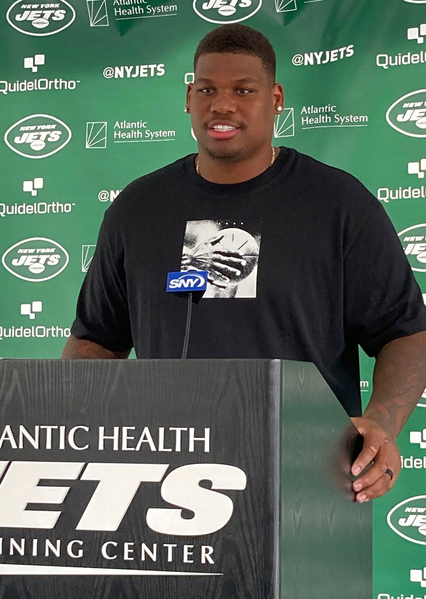 New York Jets Quinnen Williams Text T-Shirt