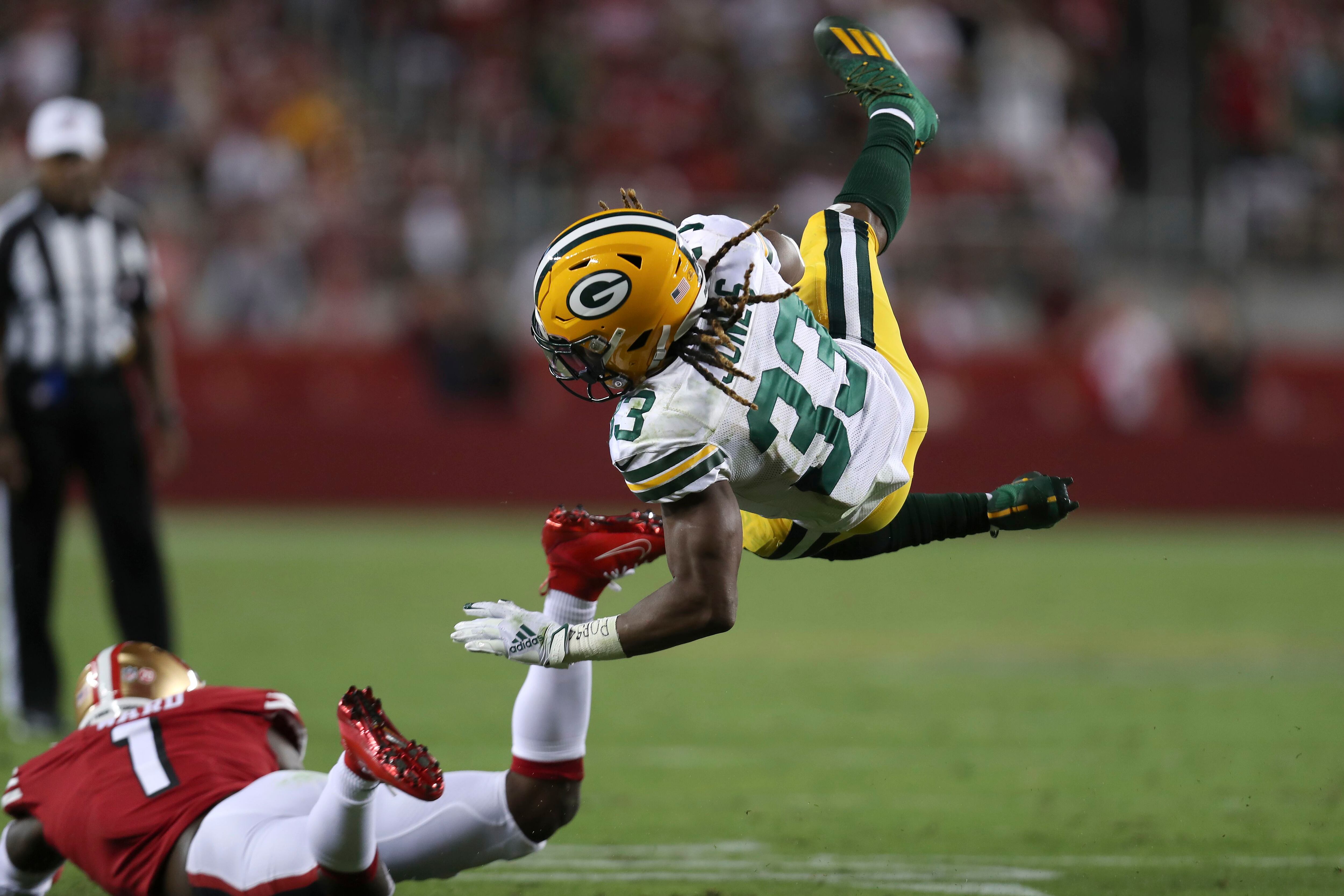 Rodgers rallies Packers past 49ers with last-minute drive