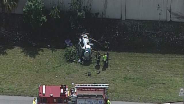 SUV overturns on Sawgrass Expressway