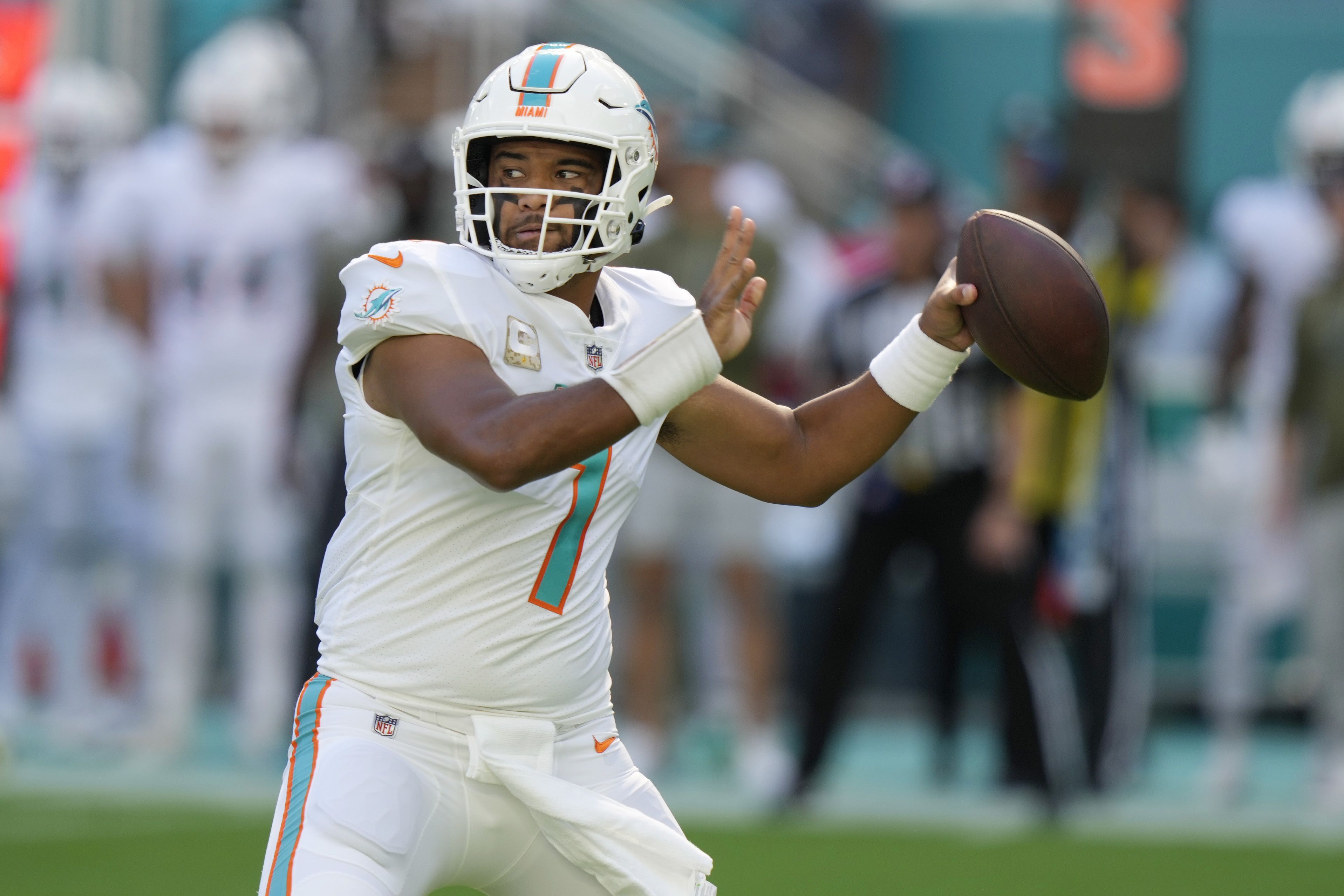 Dolphins QB Tua Tagovailoa says there's no playbook for being a dad