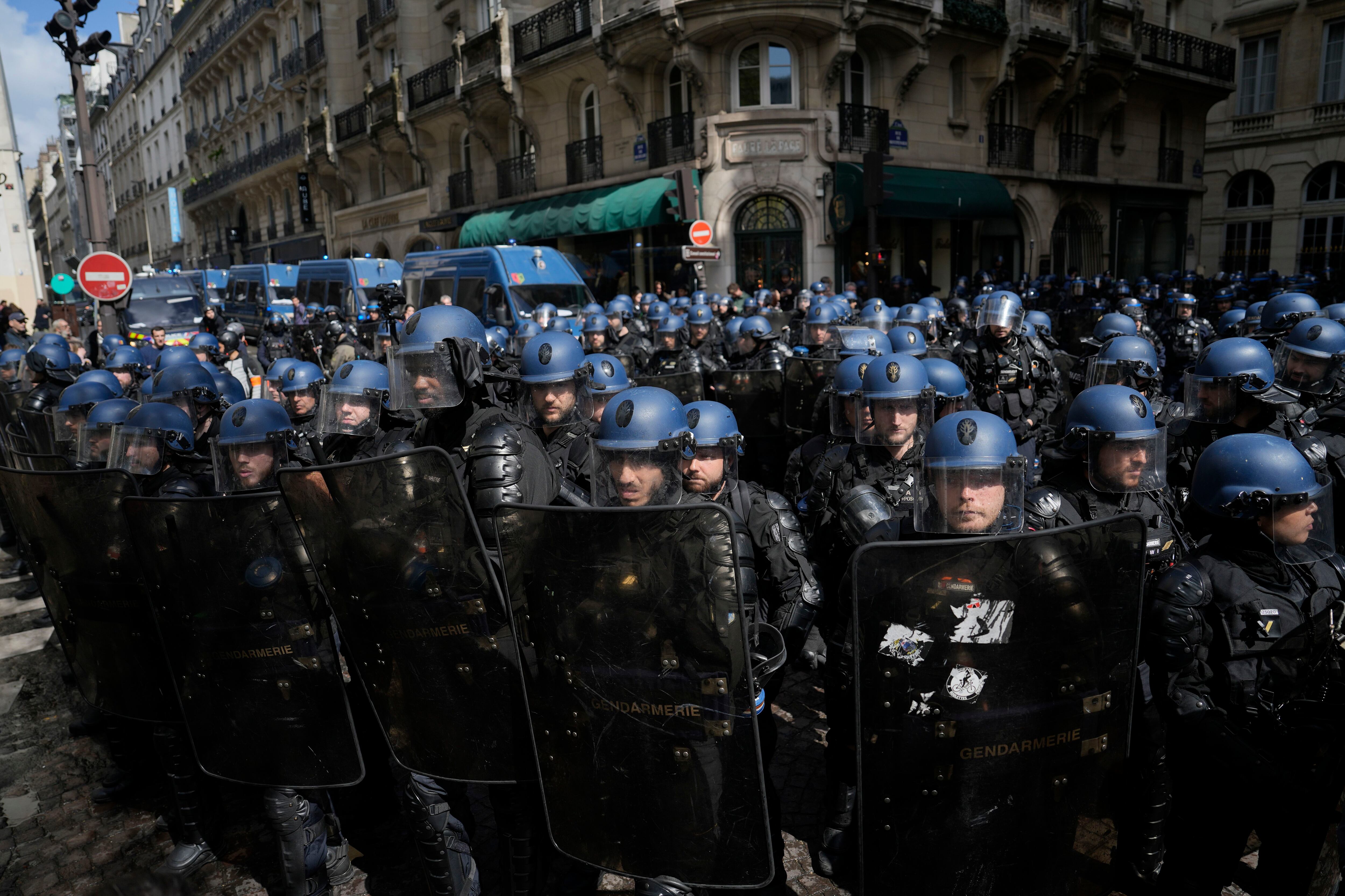 Pension protesters storm LVMH headquarters in Paris