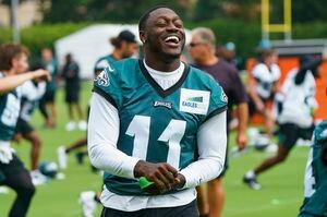 4th and JAWN on X: AJ Brown will wear No.11. For our frugal gang, there is  still hope to name swap your old Wentz jerseys and save some money 