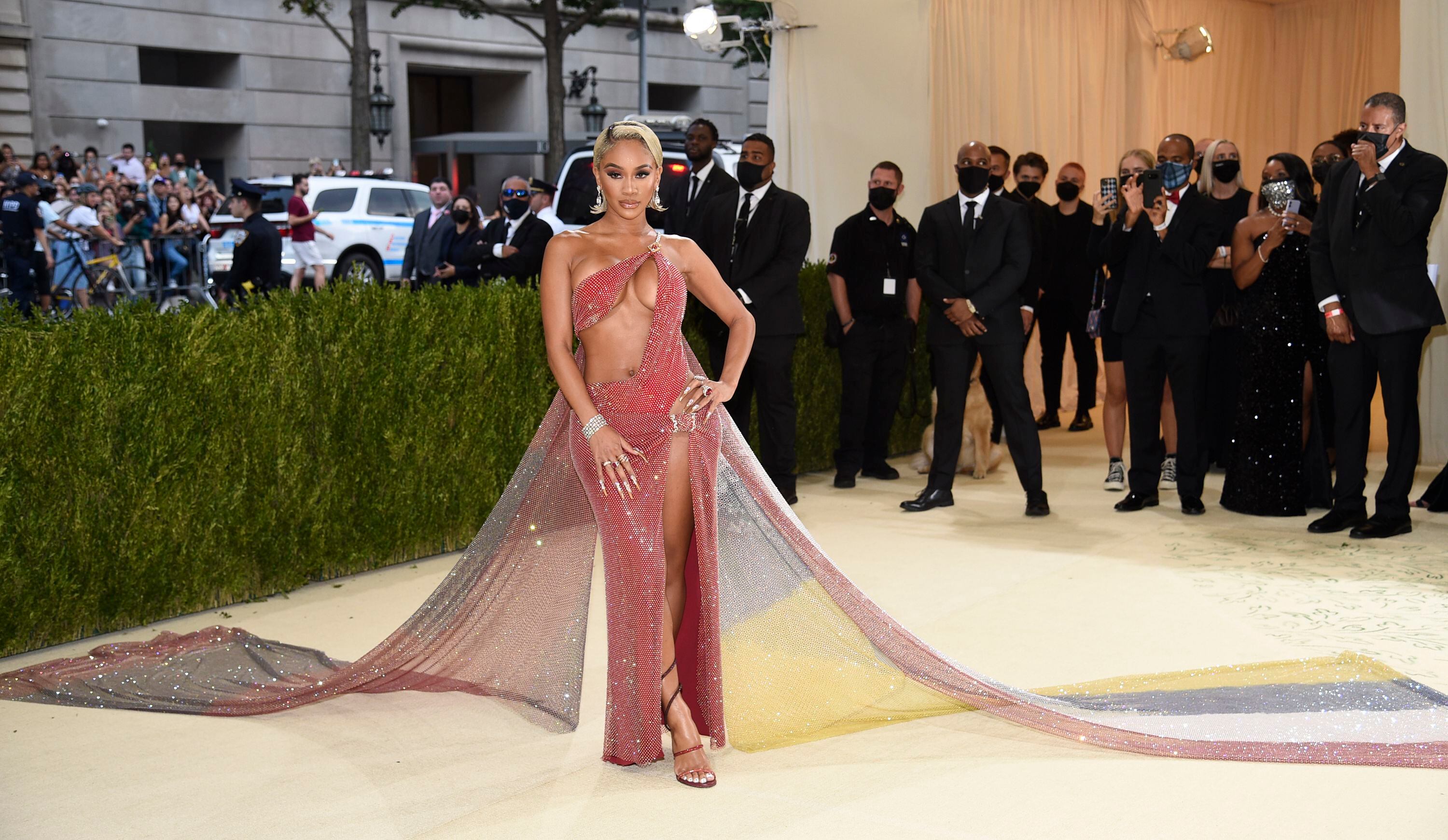 Brandon Maxwell, Lady Gaga, wearing Brandon Maxwell at THE METROPOLITAN  MUSEUM OF ART'S COSTUME INSTITUTE BENEFIT