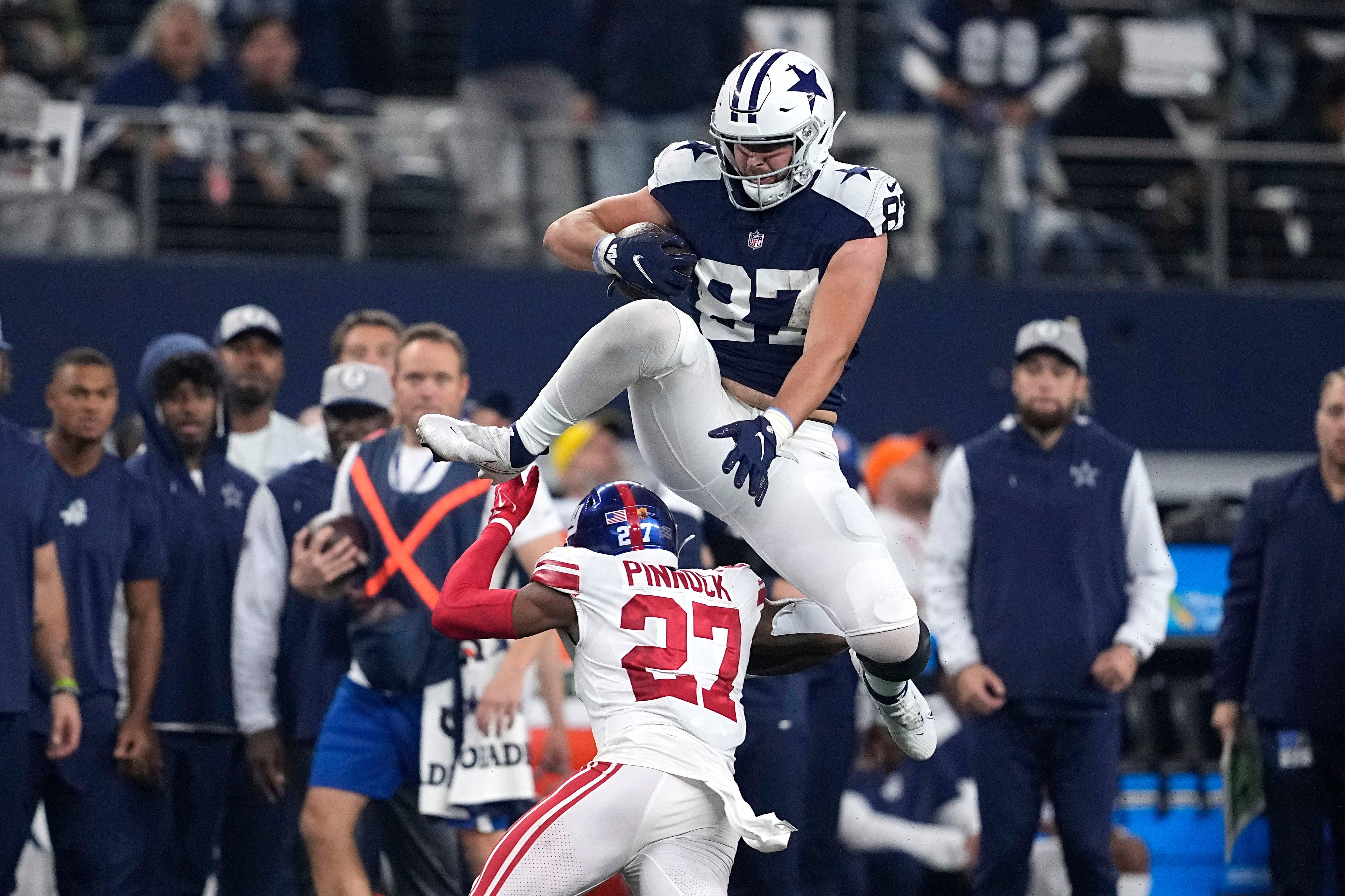 Dallas Cowboys tight end Sean McKeon (84) during the NFL football