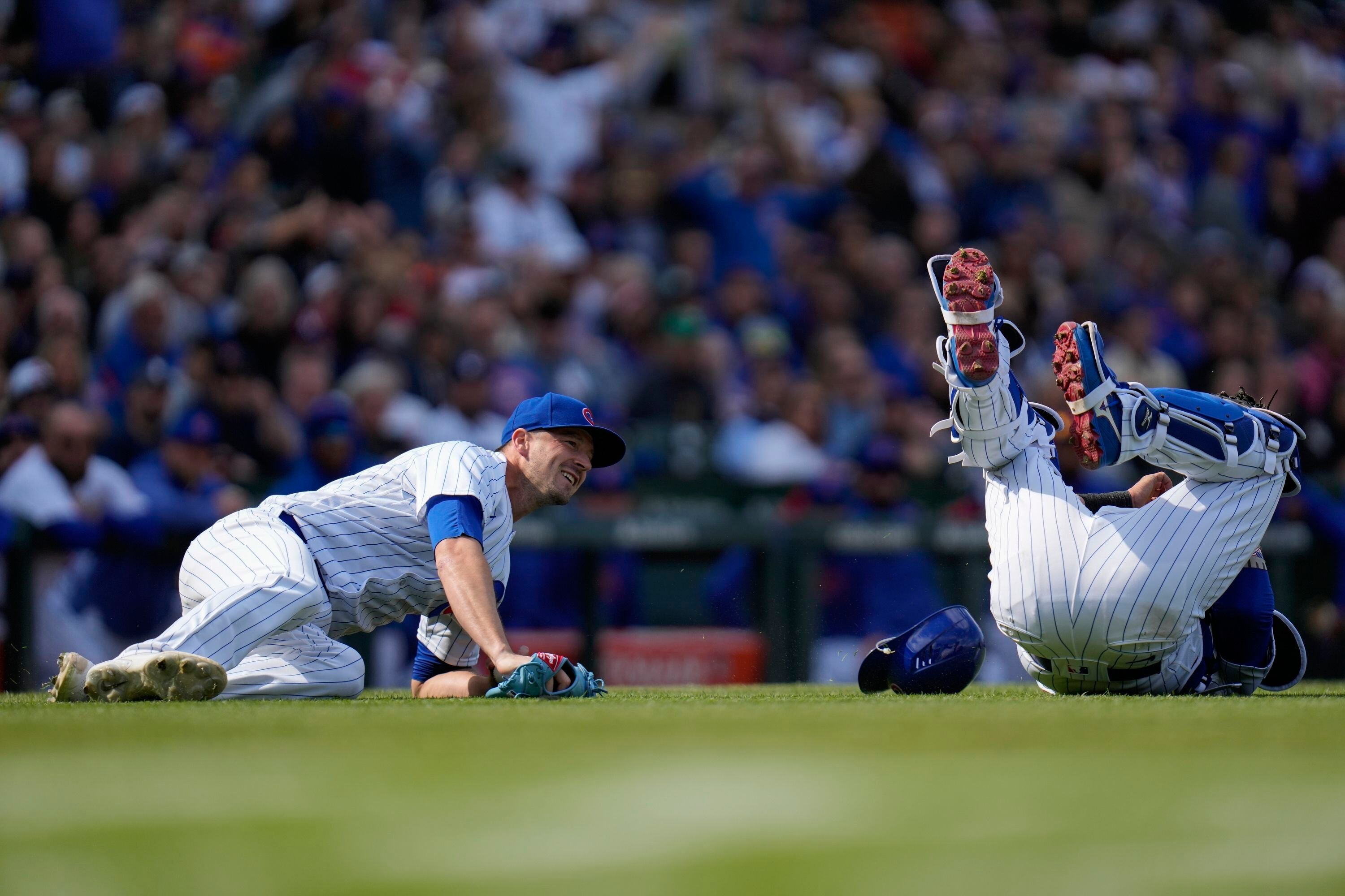 Cubs' Smyly loses perfect game bid in 8th-inning collision Florida