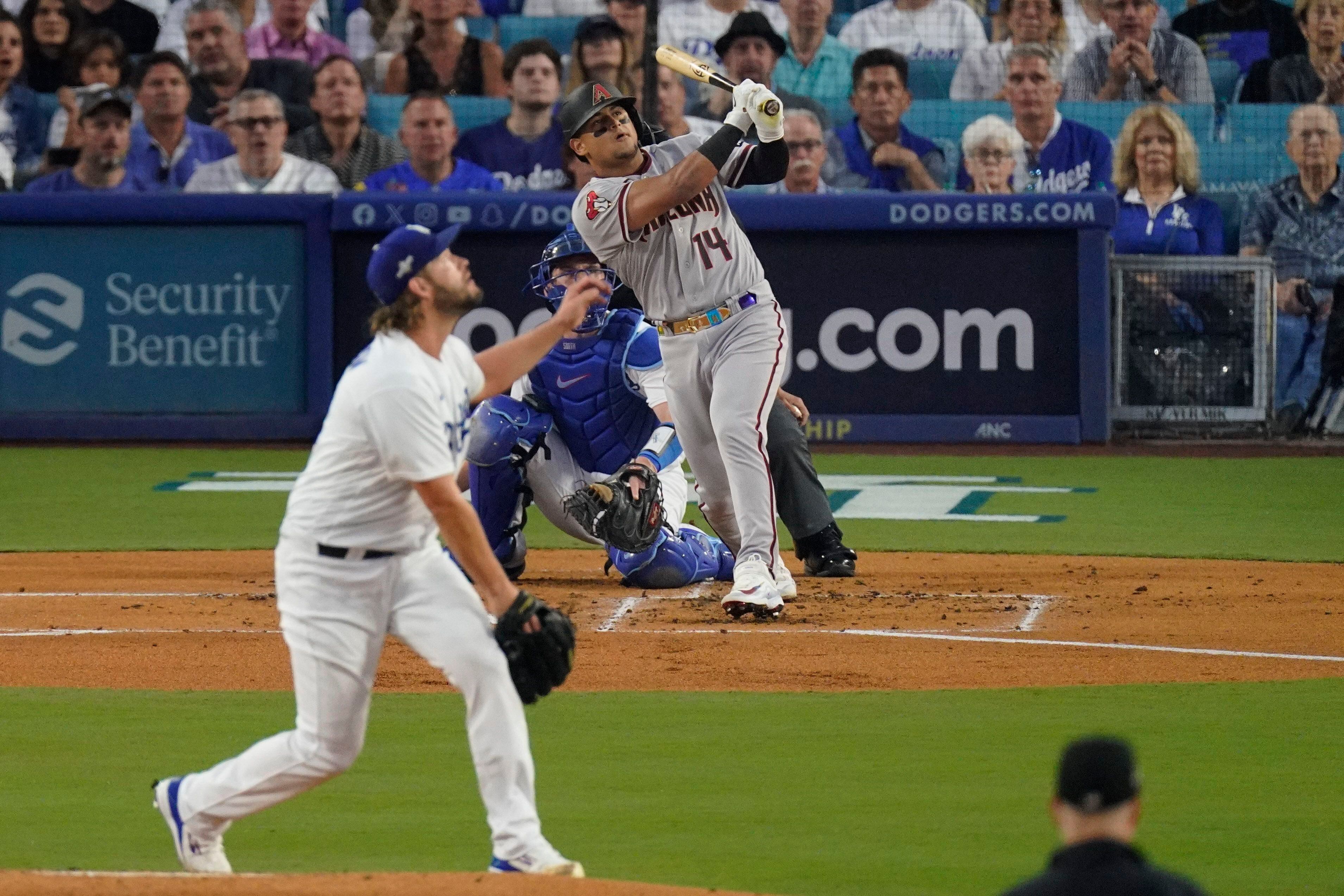 Moreno hits 3-run homer off Kershaw as Diamondbacks beat Dodgers 11-2 in  NLDS opener - WTOP News