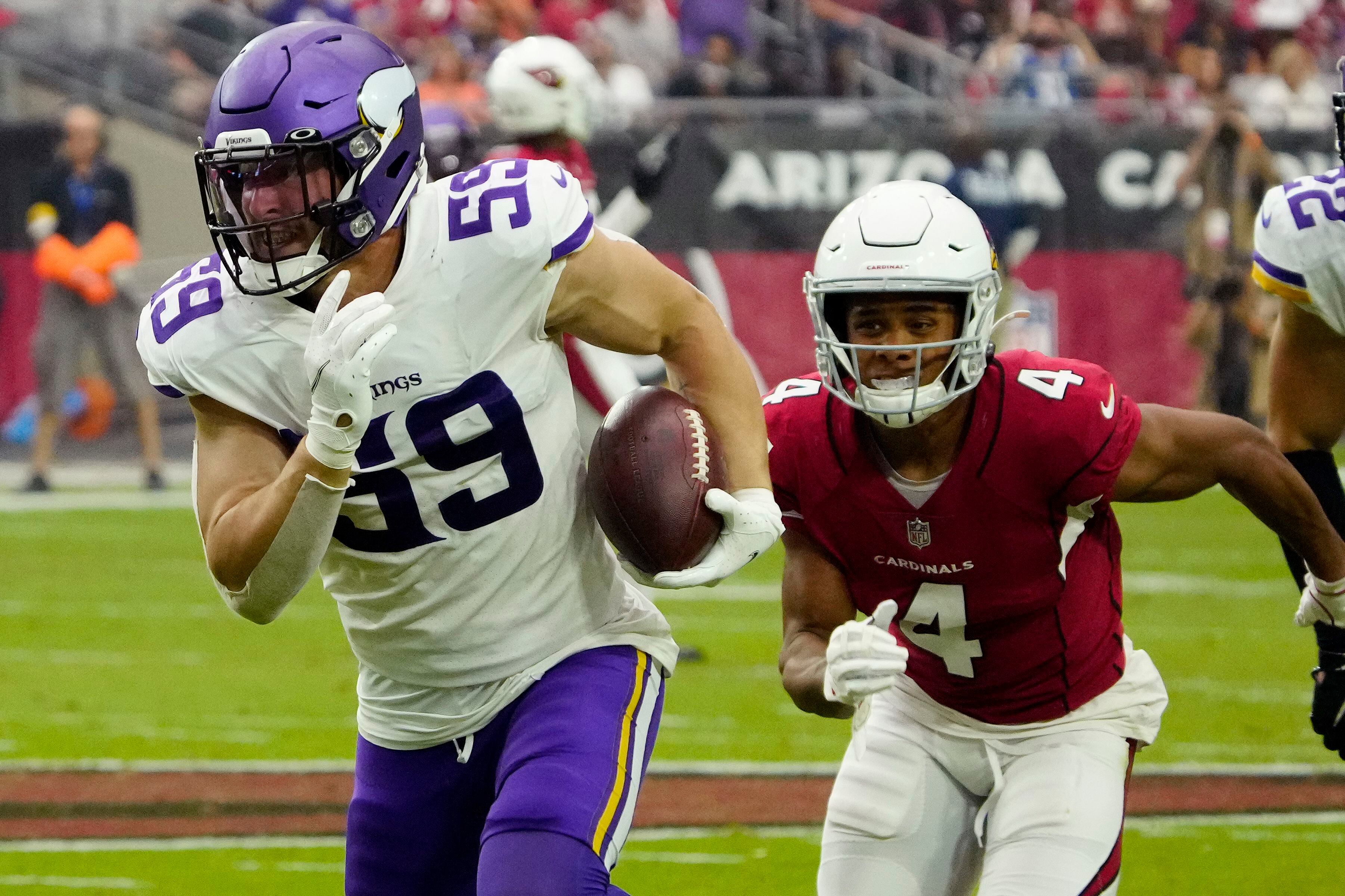 Vikings LB Nick Vigil Open Second Half Against Cardinals With Pick-Six Off  Kyler Murray