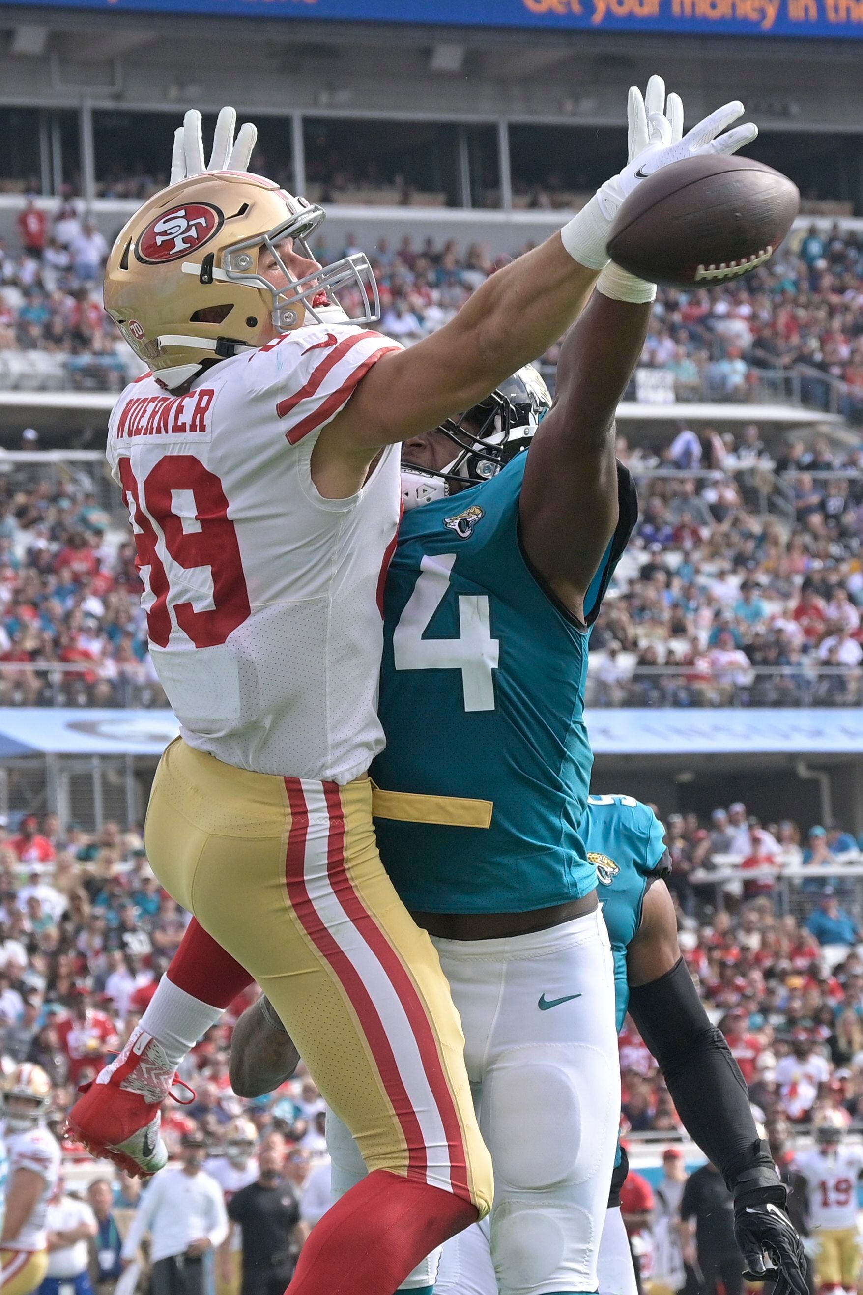 Jacksonville, FL, USA. 21st Nov, 2021. Jacksonville Jaguars quarterback  Trevor Lawrence (16) during 2nd half NFL football game between the San  Francisco 49ers and the Jacksonville Jaguars. San Francisco defeated  Jacksonville 30-10