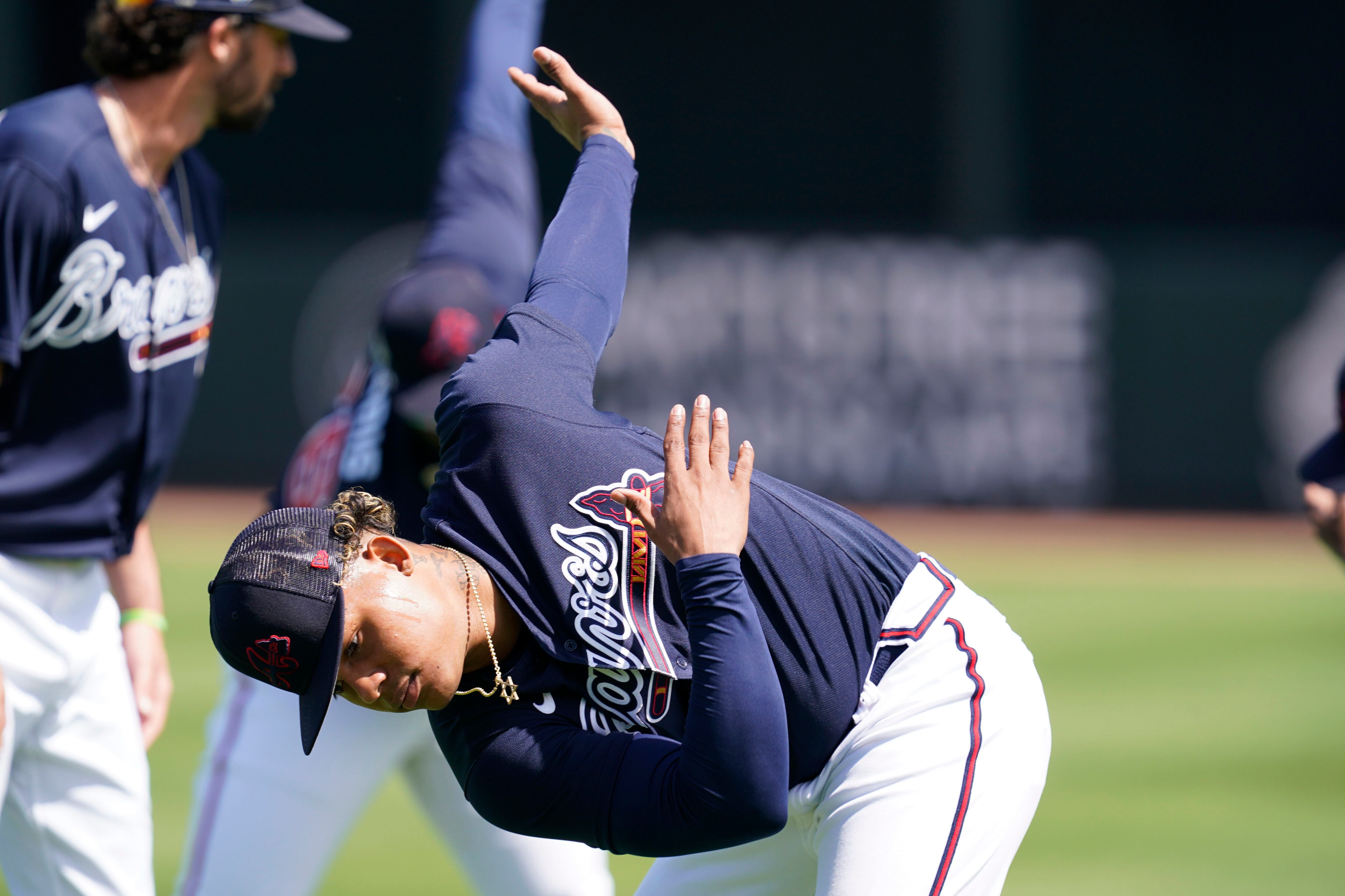 Ronald Acuna Jr. Youth Atlanta Braves National League Game Vapor