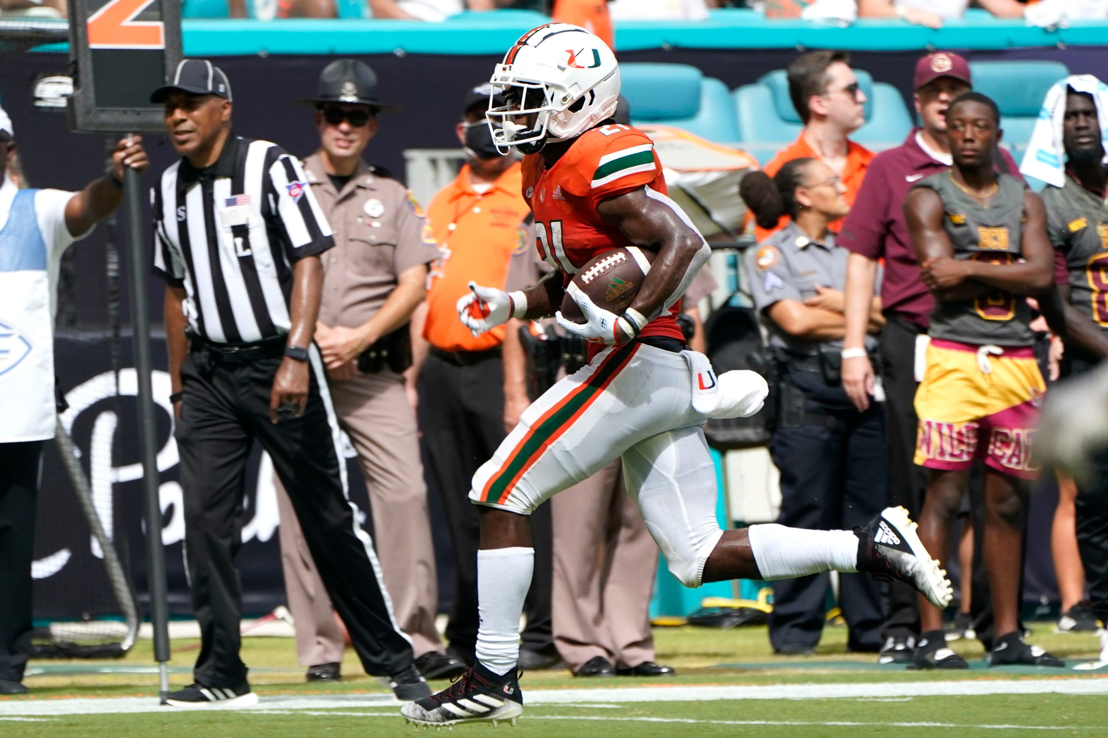 Frank Gore Jr., son of Miami great, set to face Hurricanes NCAAF - Bally  Sports