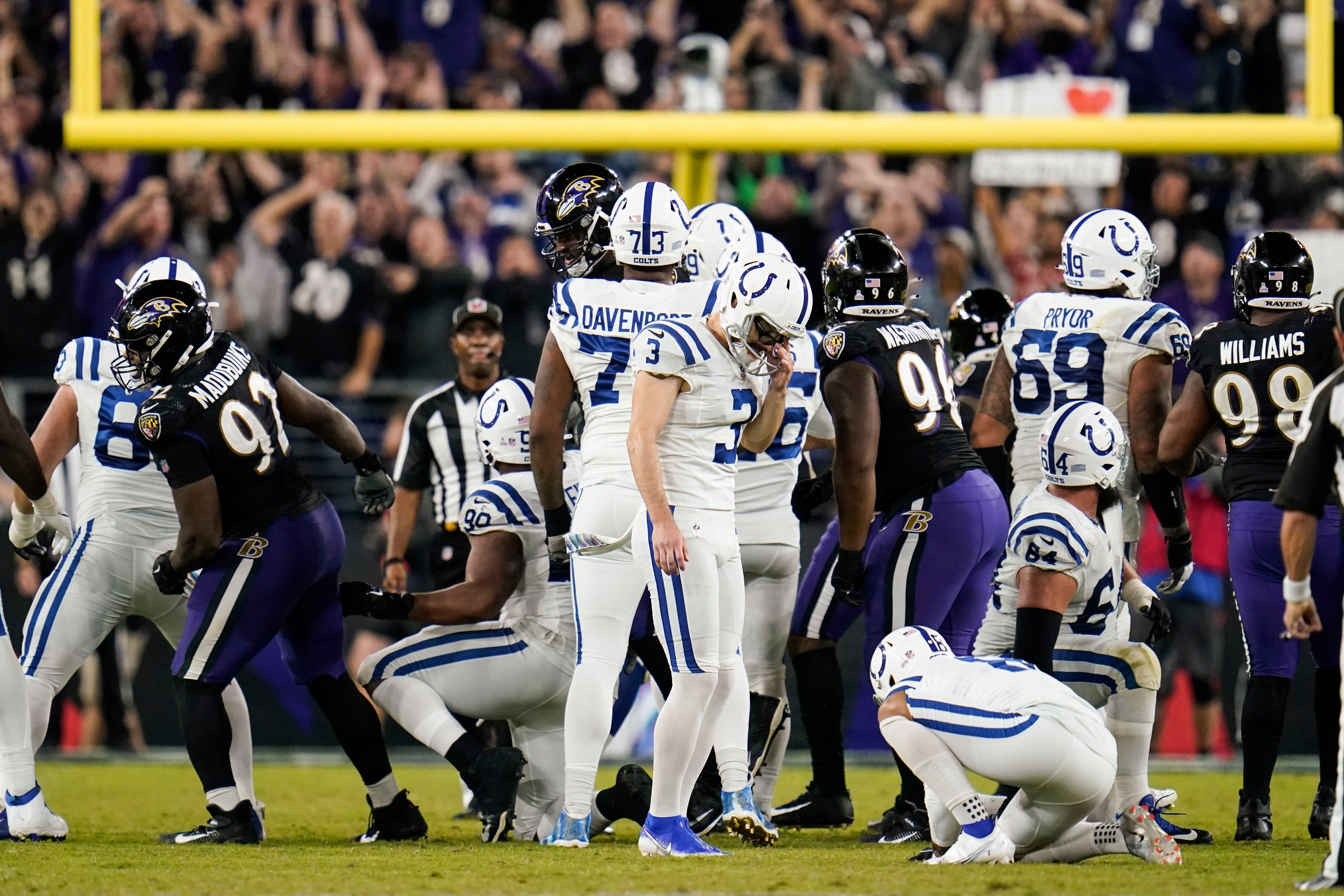 Ravens rally to beat Colts 31-25 in overtime on Monday Night Football