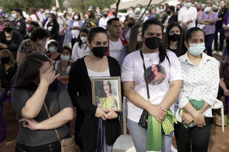 Casket of nanny killed in condo collapse returns to Paraguay