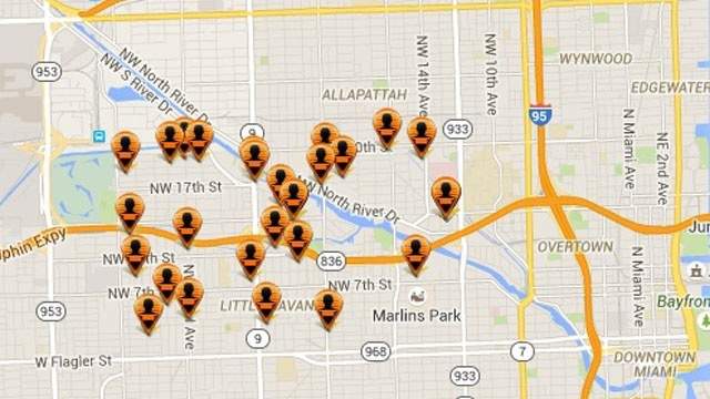 Sex Offenders Cluster In Miami Dade Zip Code 33125