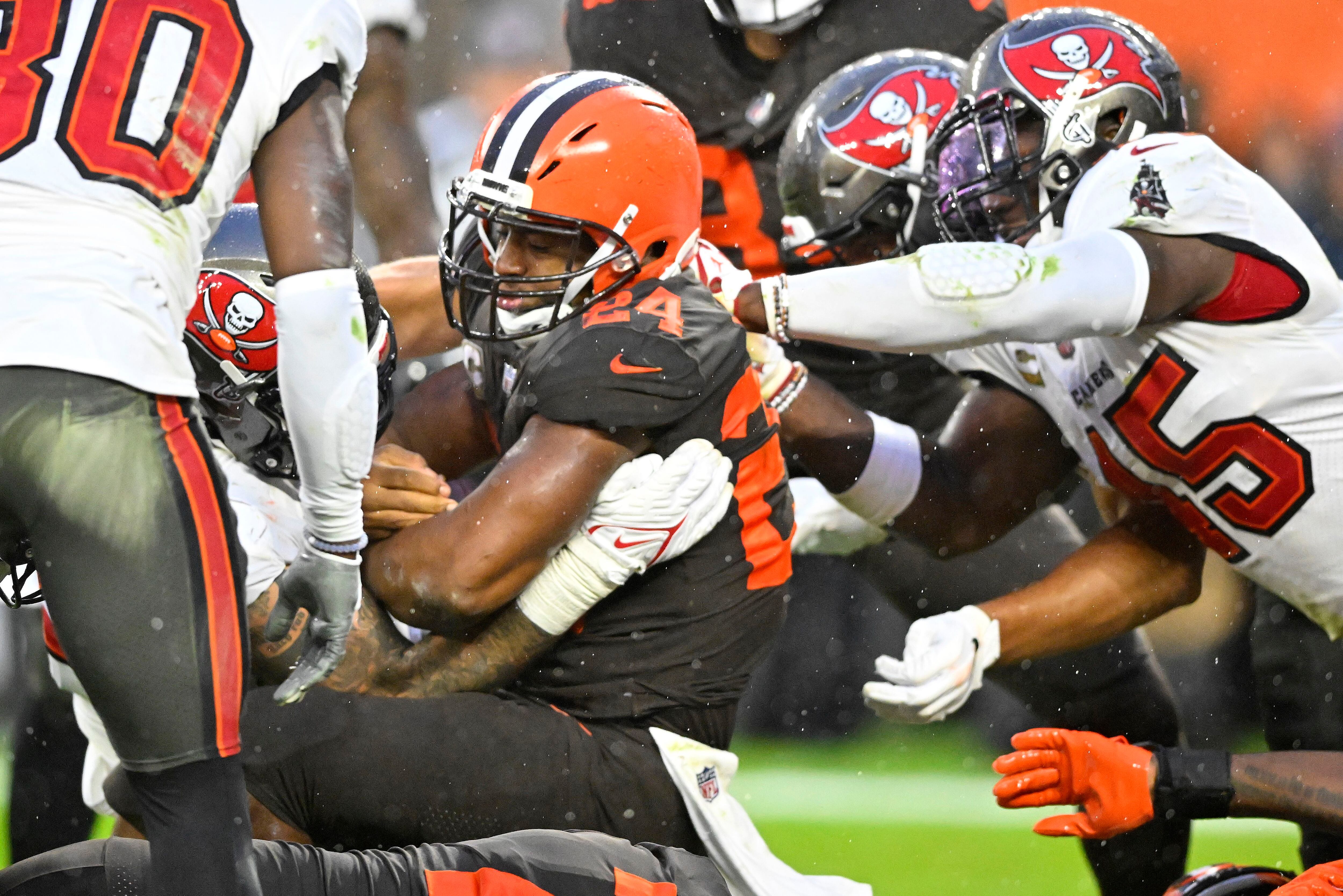 WATCH: A skunk appears at Browns vs. Buccaneers as if both teams