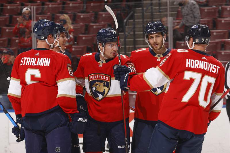 Vatrano scores twice as Panthers beat Blue Jackets 4-2