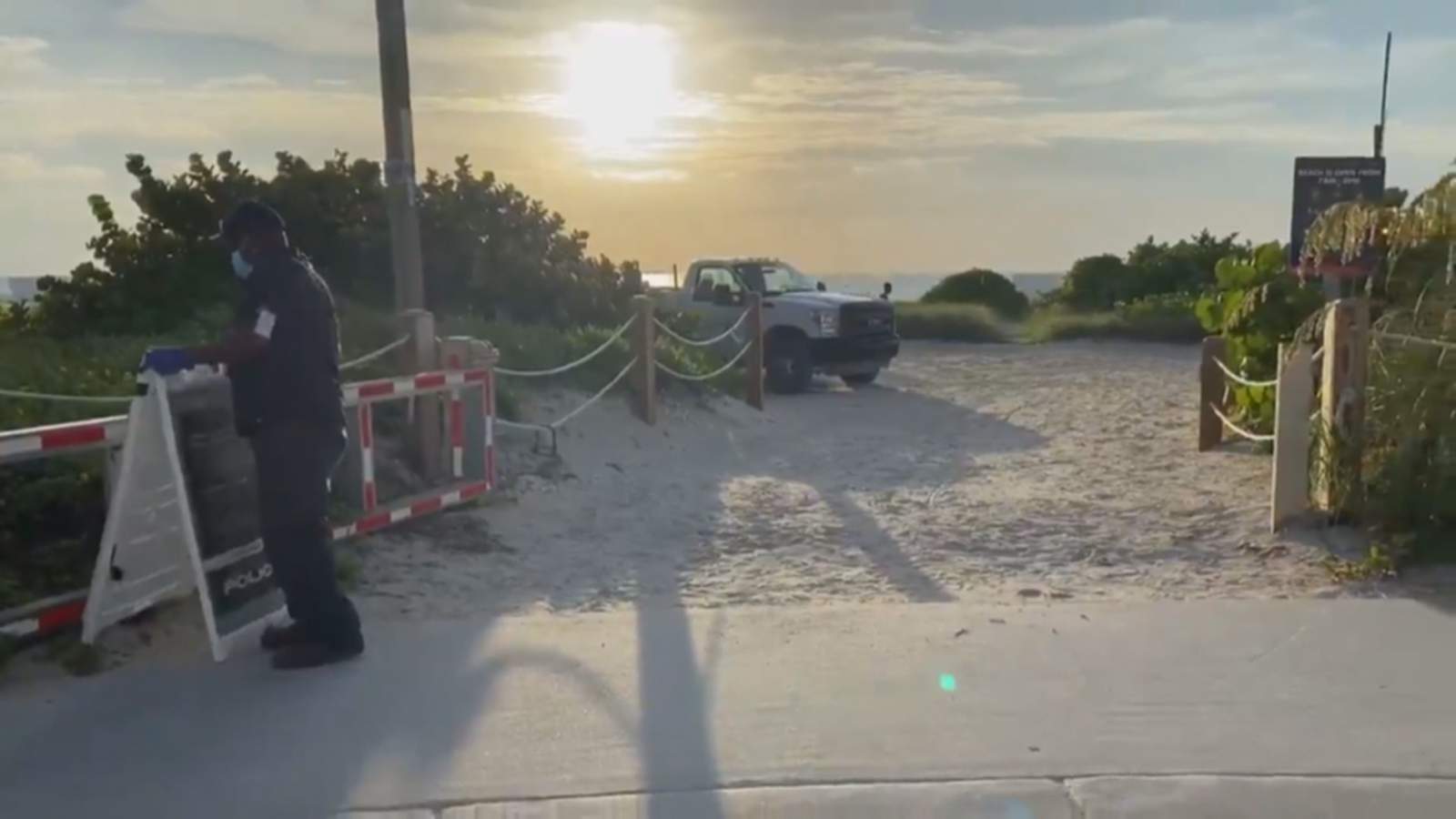 Beautiful weather graces reopening of Miami-Dade County beaches