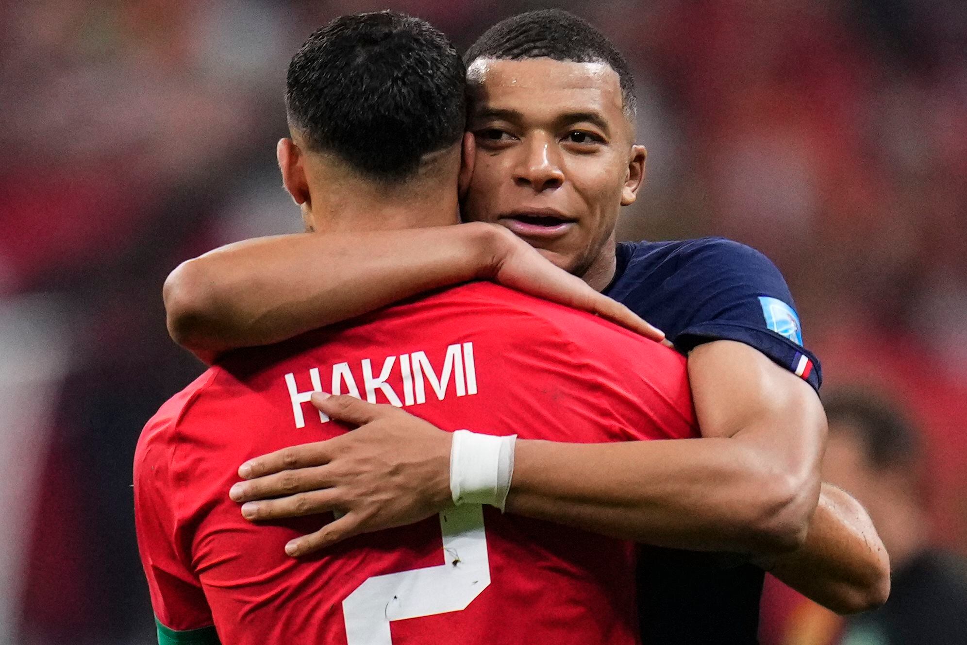 Kylian Mbappe's message to Achraf Hakimi after Morocco exit