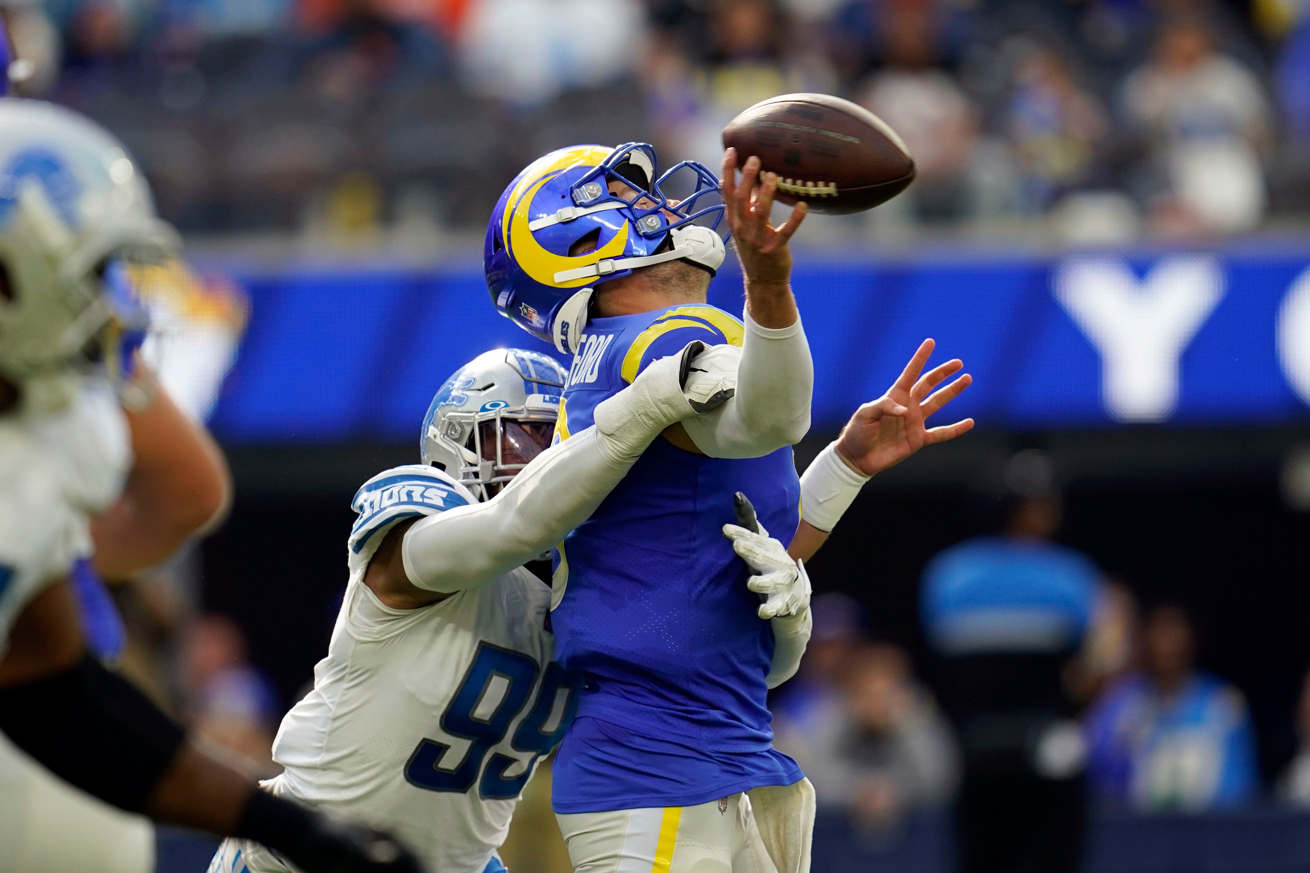 AP source: Lions trading Matthew Stafford to Rams for Jared Goff