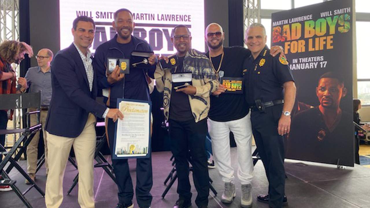 ‘Bad Boys’ Will Smith, Martin Lawrence named honorary Miami police officers