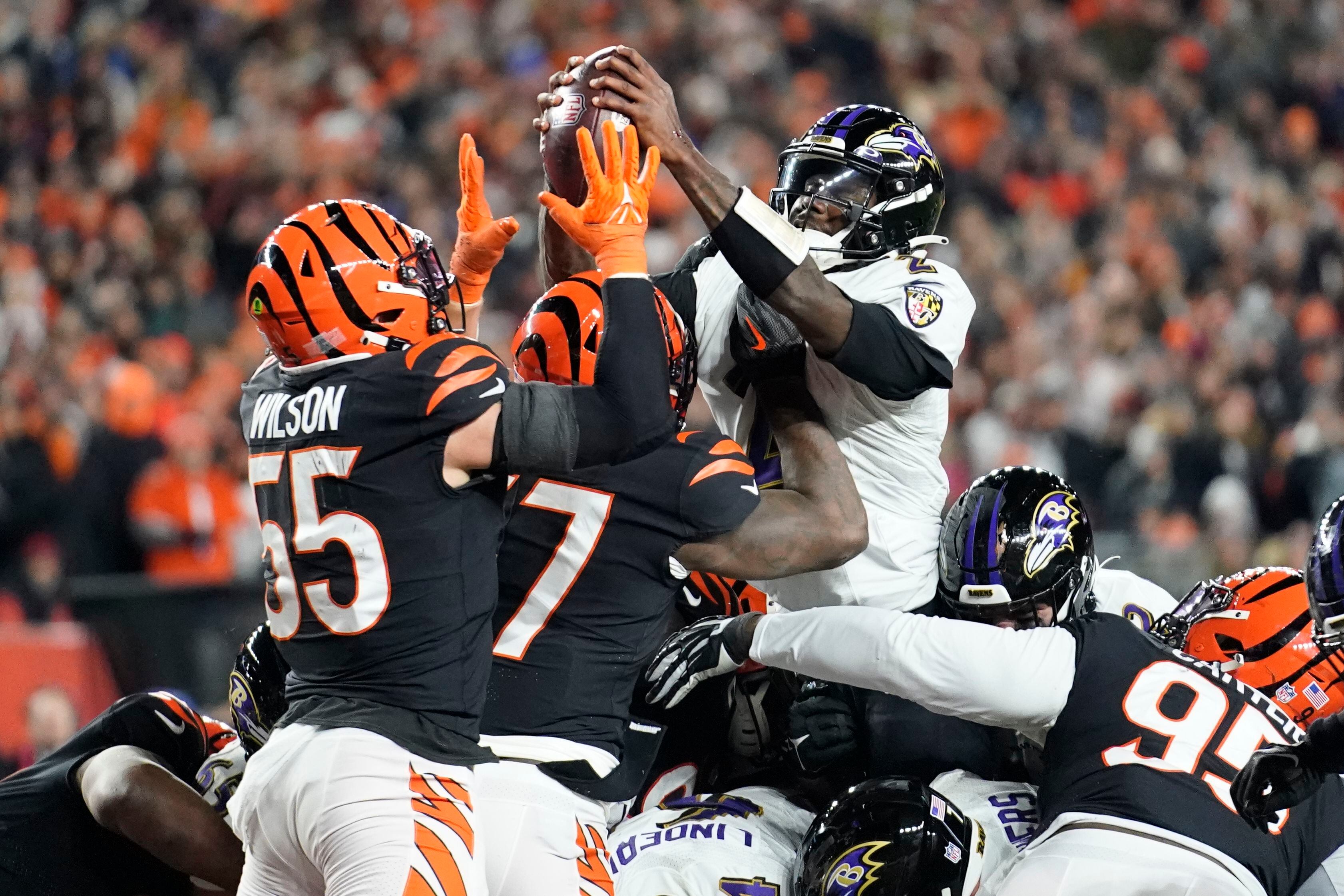 National Football League: Ravens' Jackson healthy this time to face Bengals, Ap