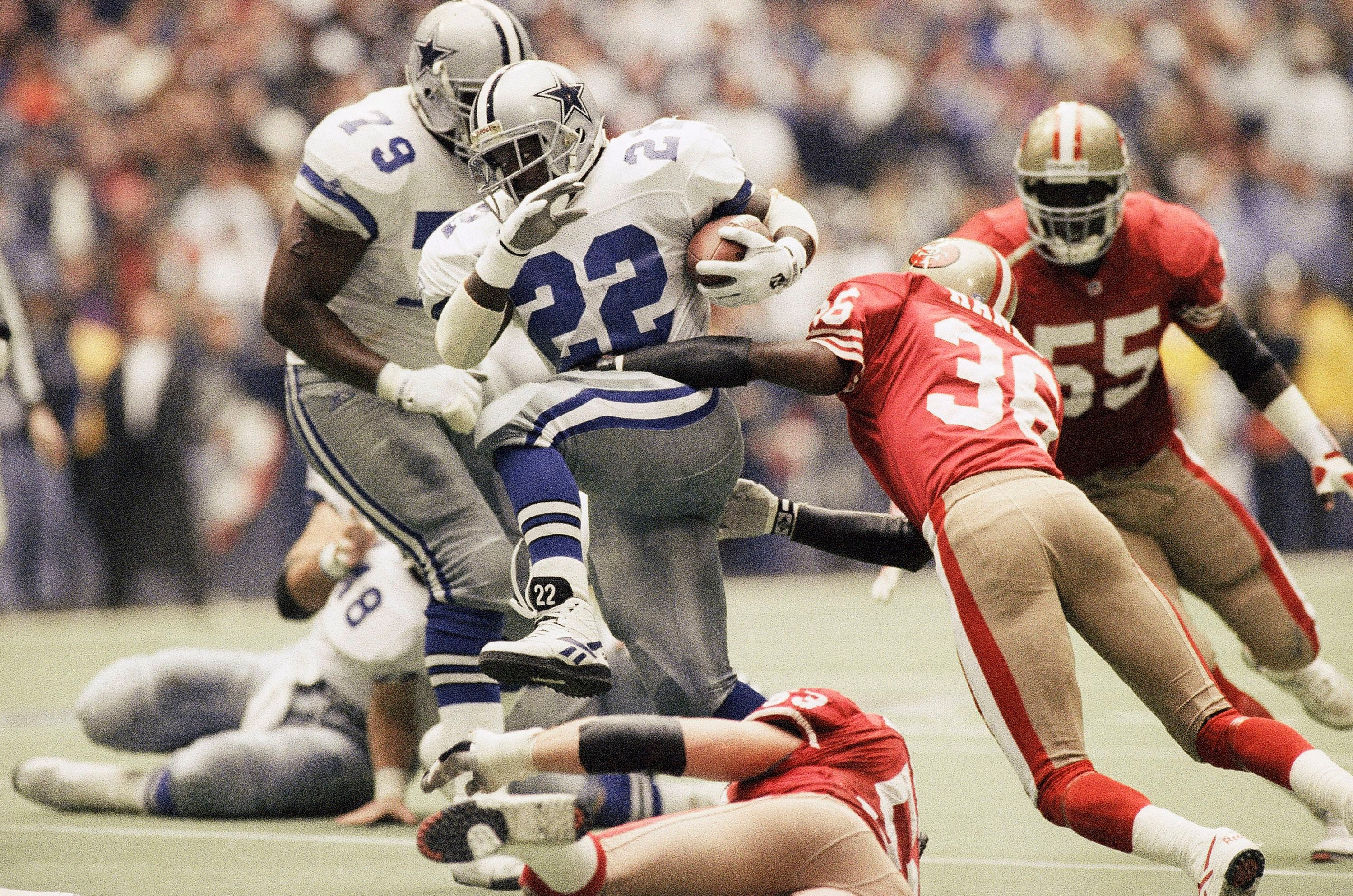 Troy Aikman, Michael Irvin and Emmitt Smith