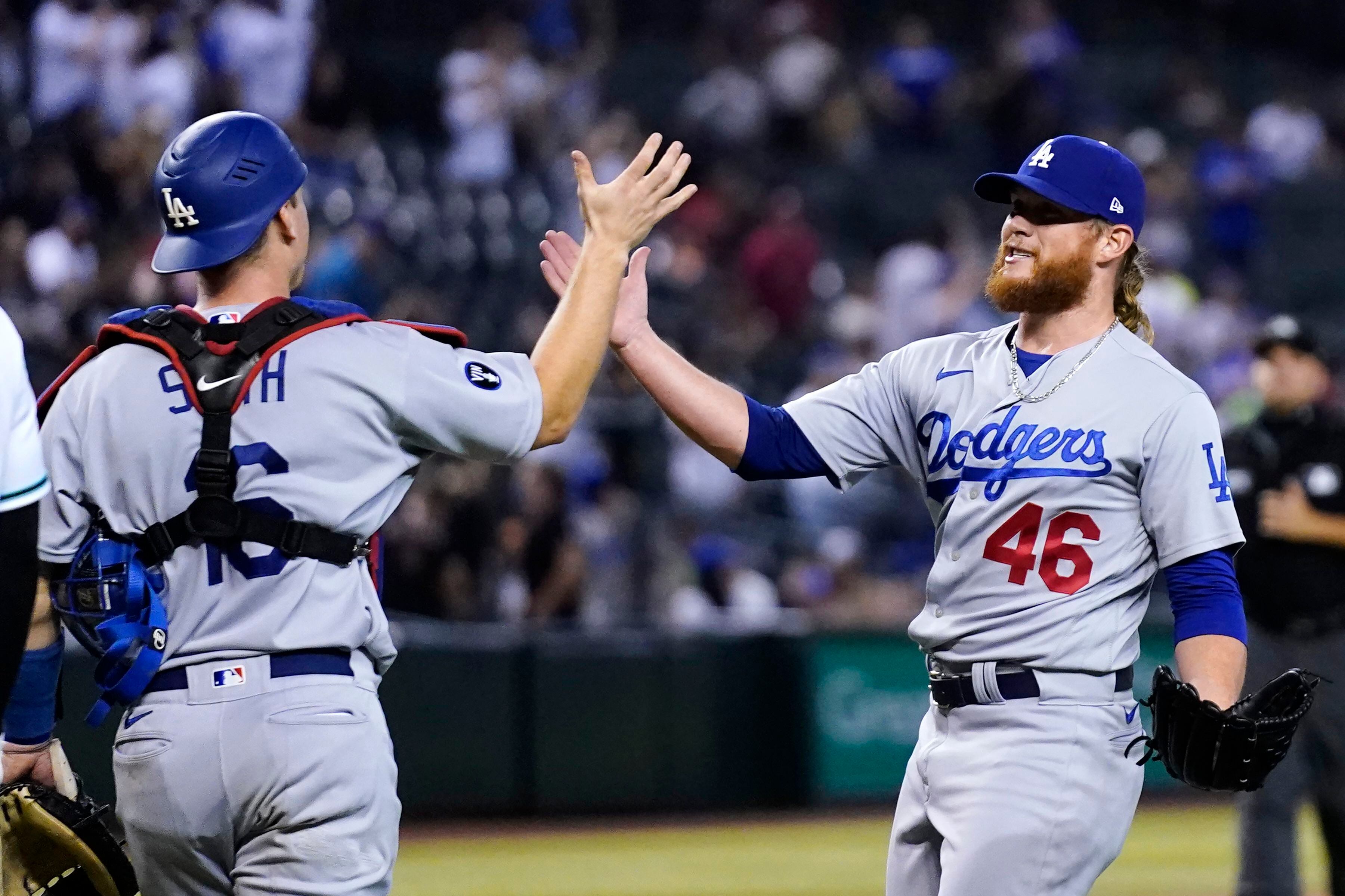 Kershaw, Dodgers win another NL West title, blank D-backs