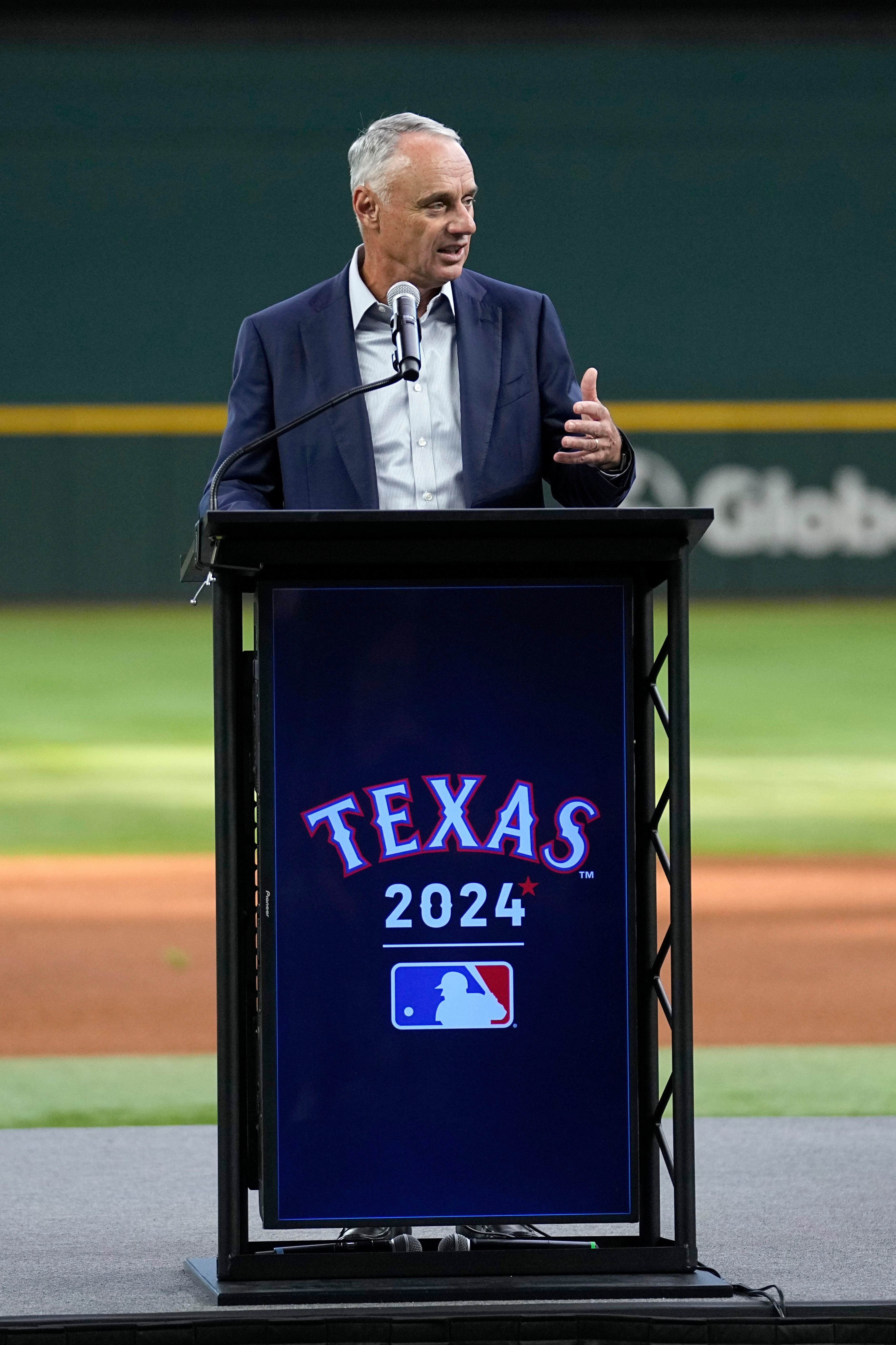 Rob Manfred's term as baseball commissioner extended until 2029 by