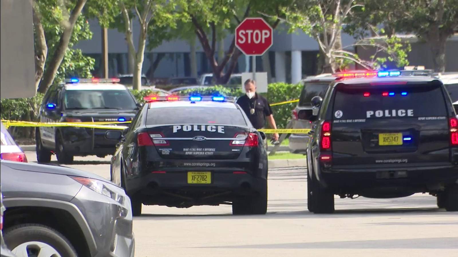 Police respond to scene of stabbing outside Broward Health Coral Springs