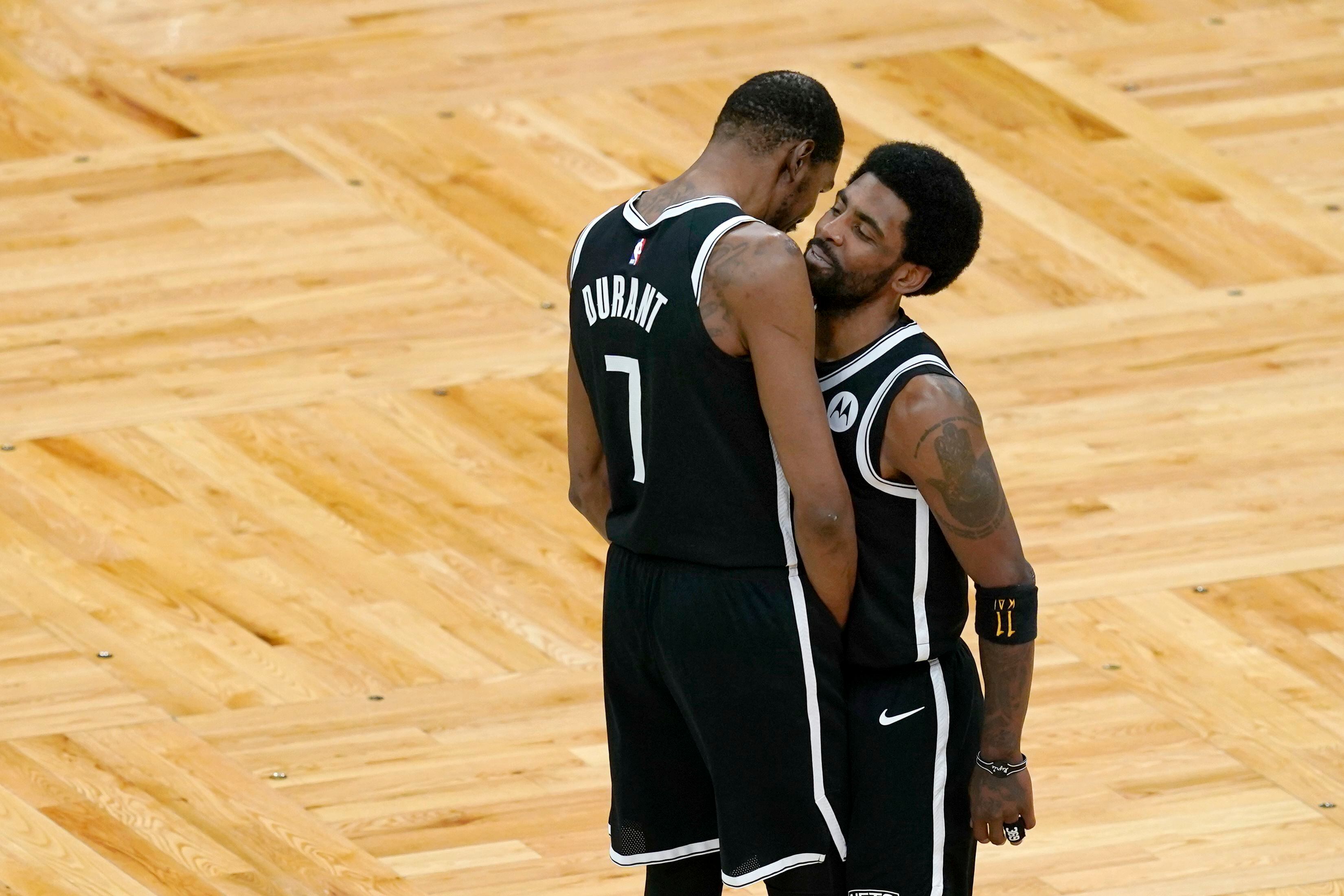 Kyrie Irving has water bottle hurled at him after Nets' victory: It's 'just  underlying racism