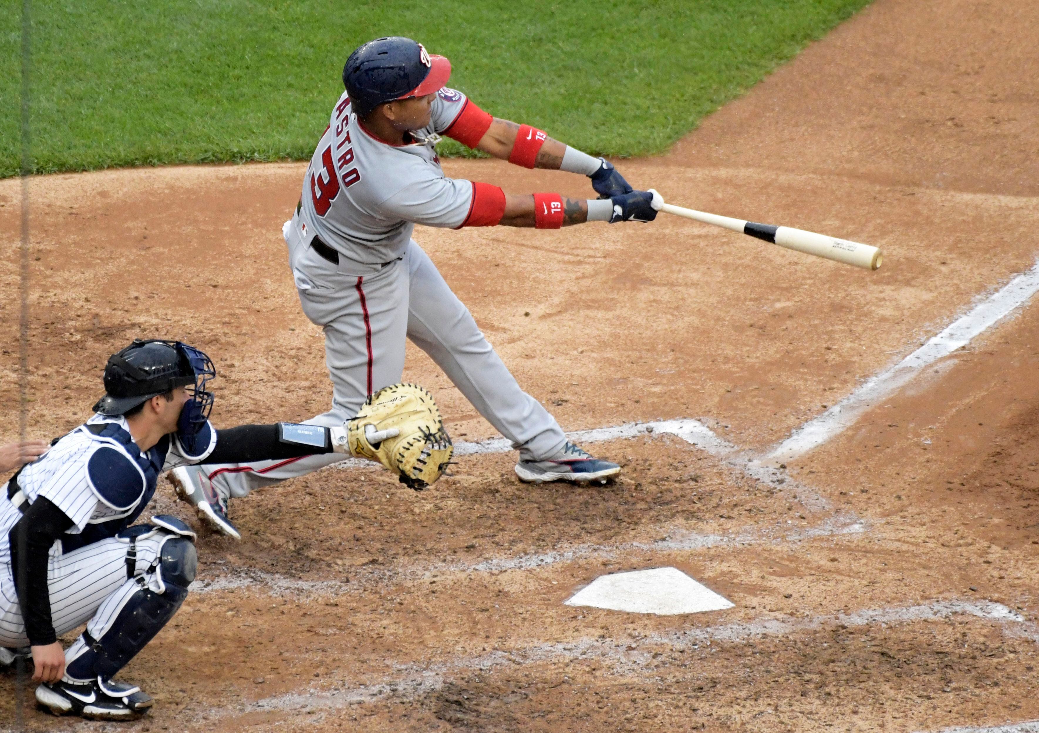 Gleyber Torres homers, makes barehanded play in rehab game