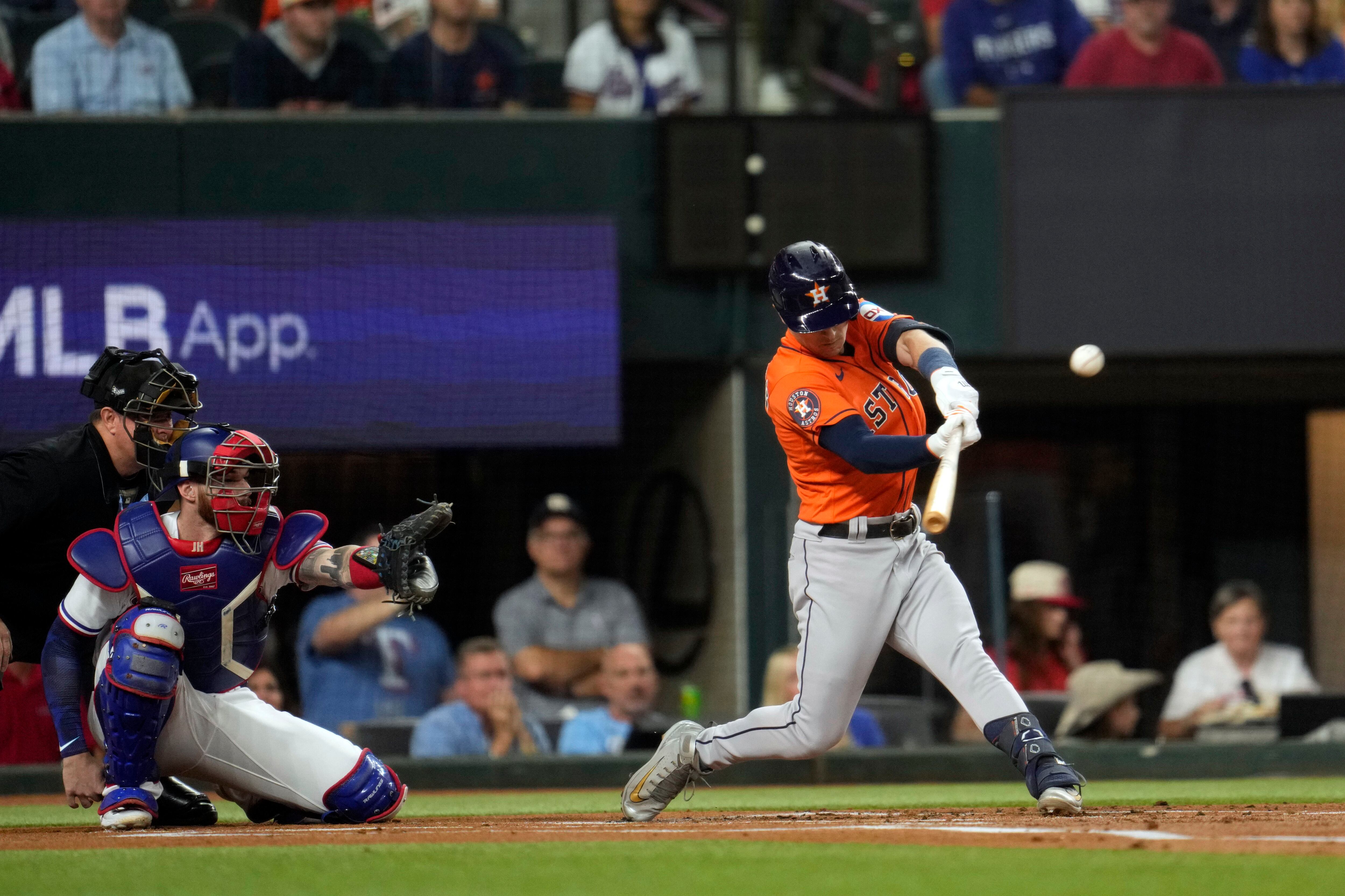 Abreu, Alvarez and Altuve help Astros pull even in ALCS with 10-3 win over  Rangers in Game 4, National News