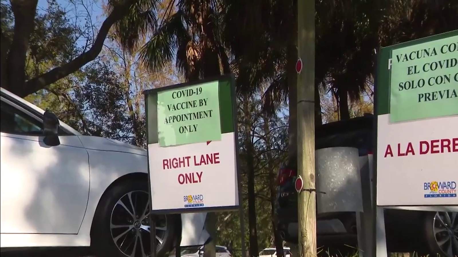 Those turned away from Broward vaccine sites being sent to Holiday Park