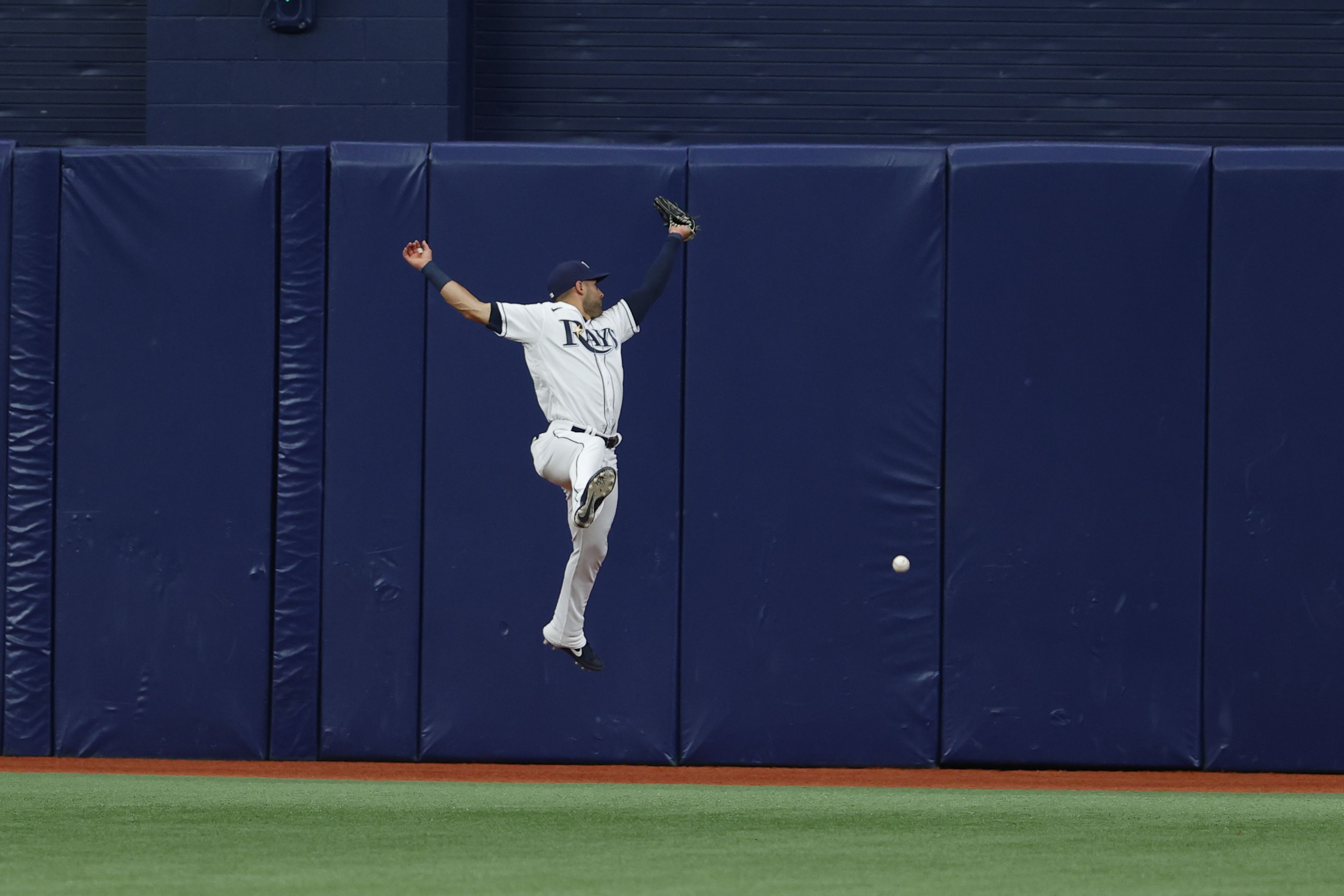 St. Petersburg, FL. USA; Oakland Athletics center fielder Cristian