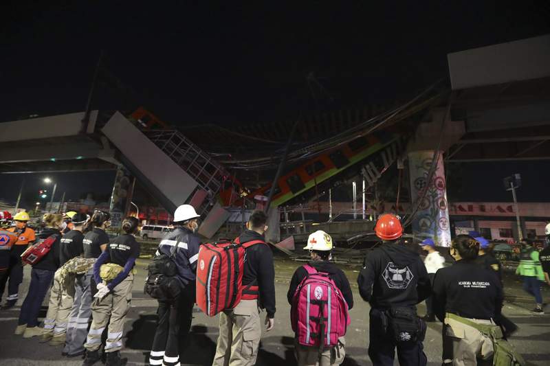 Metro cae en Ciudad de México: 13 muertos y 70 heridos