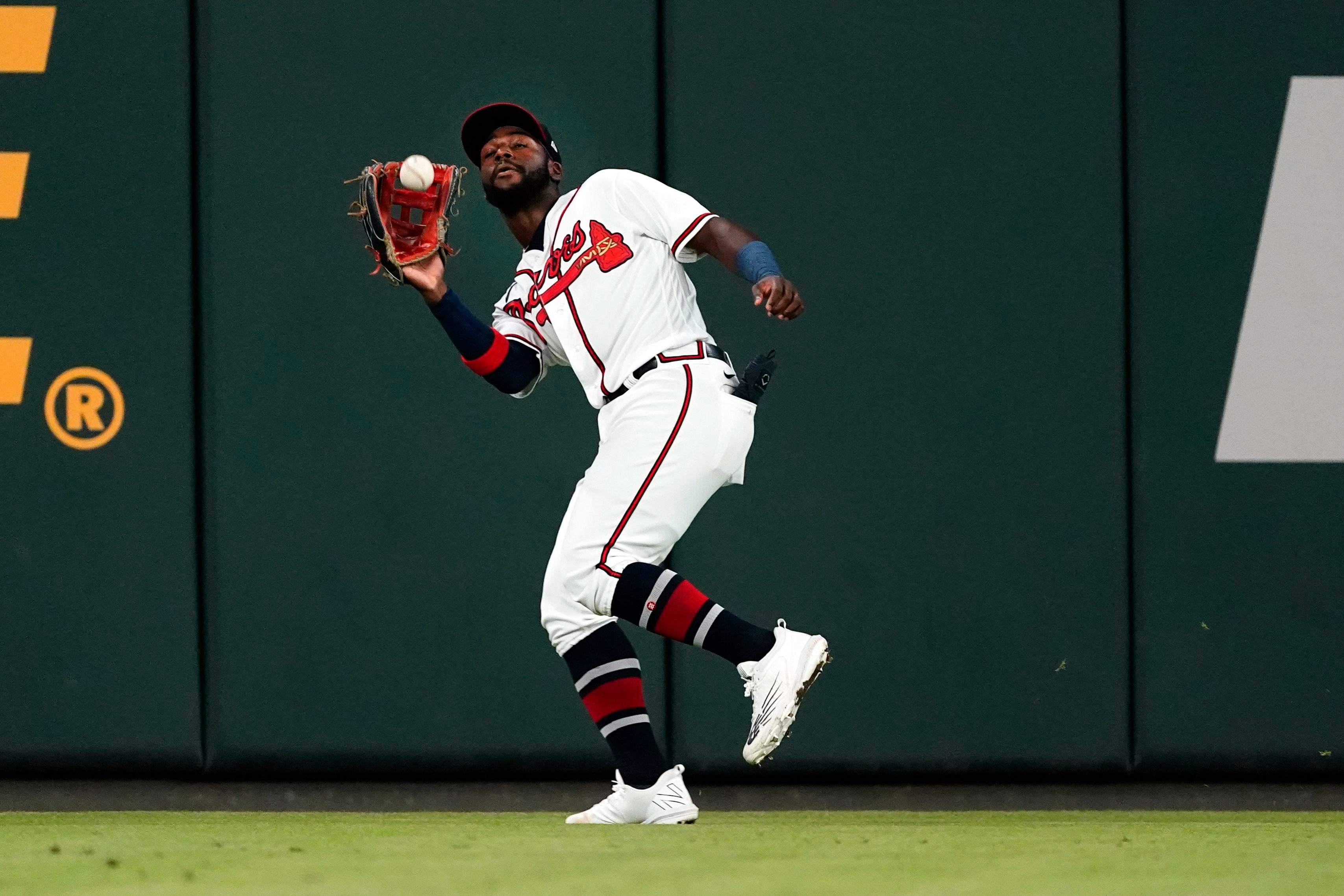 Ozzie Albies leaves game after hit by pitch - Battery Power