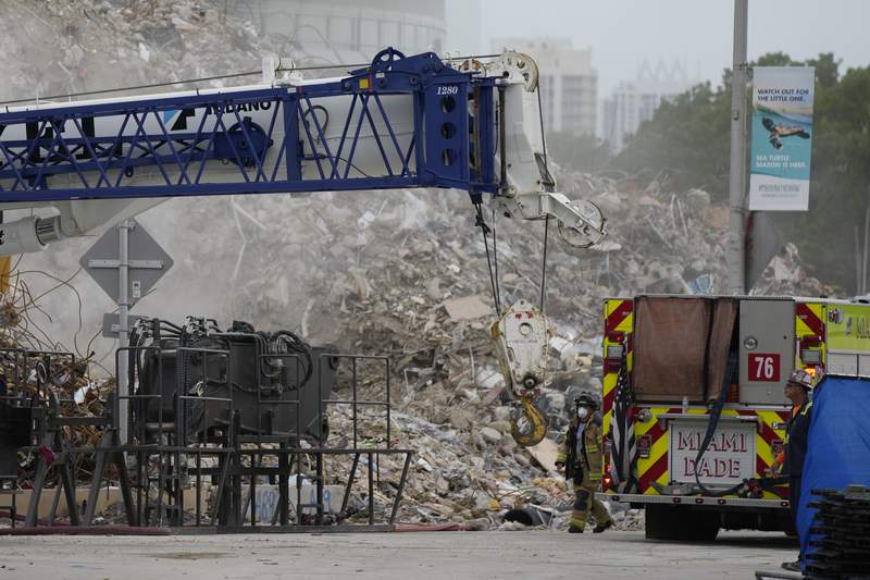 NIST establishes team of experts to investigate cause of Surfside building collapse, releases video of evidence gathered