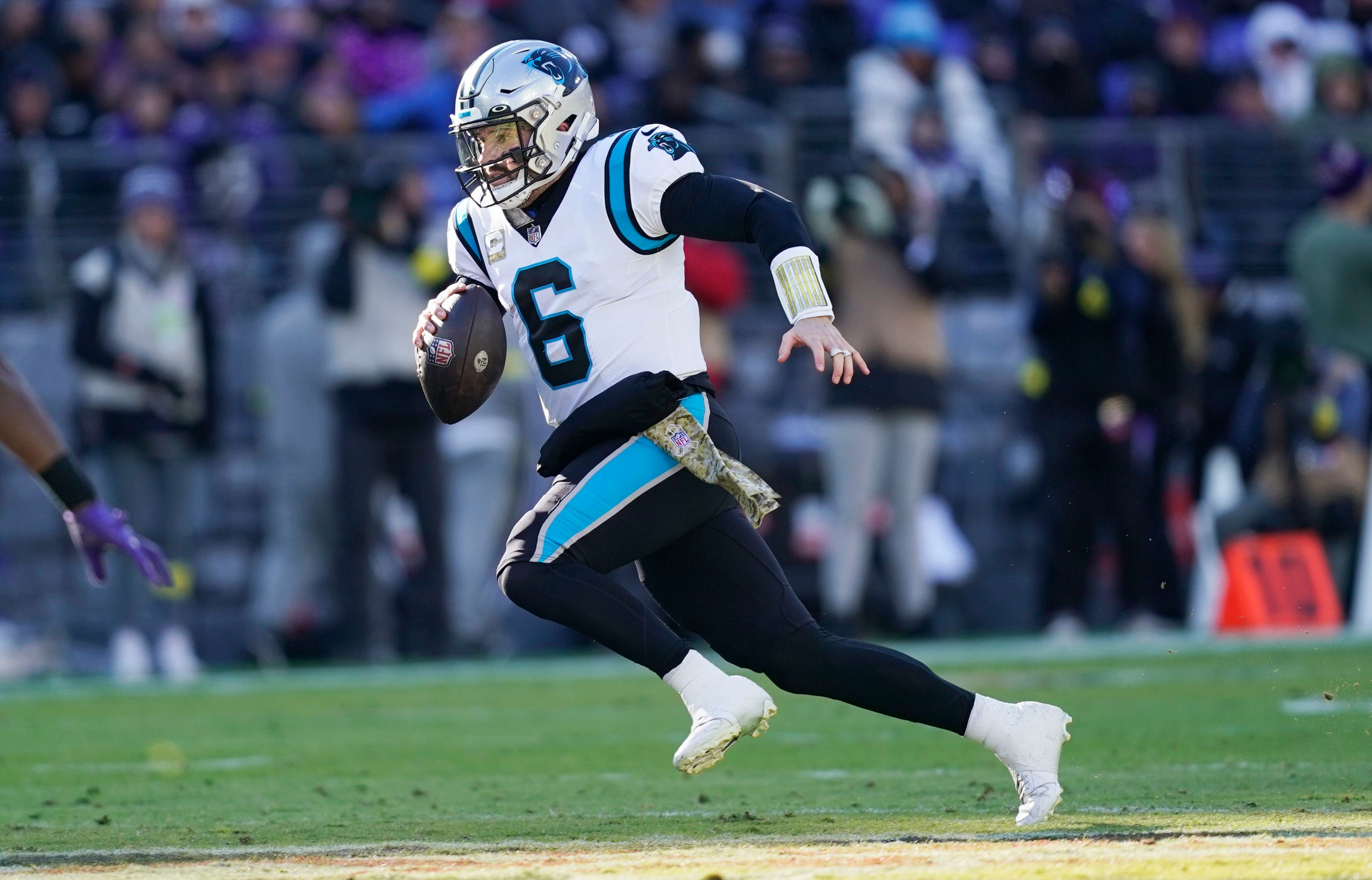 Carolina Panthers waive struggling quarterback Baker Mayfield, a