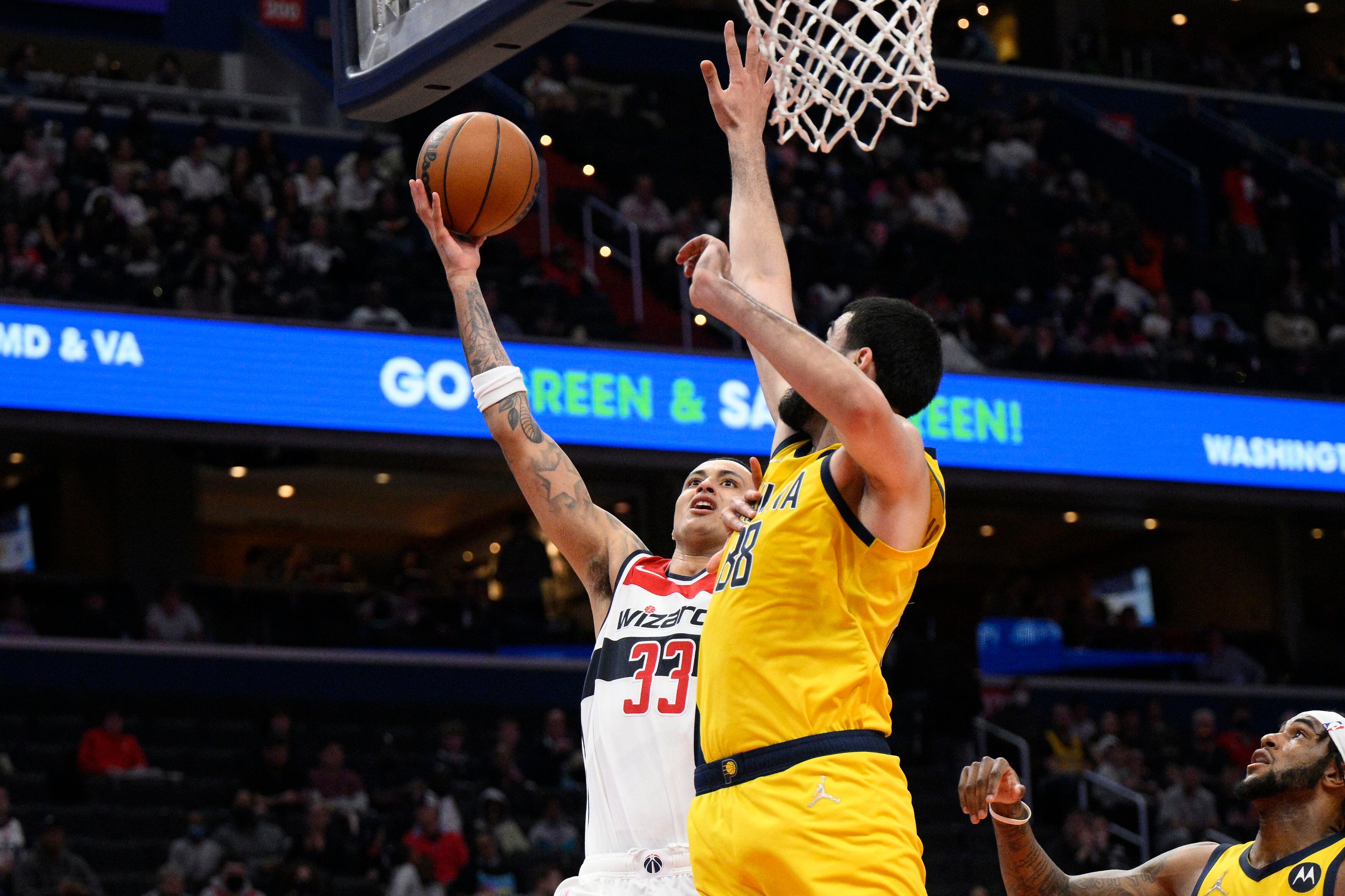 Kristaps Porzingis' Makes His Wizards Debut in Win Over the Pacers