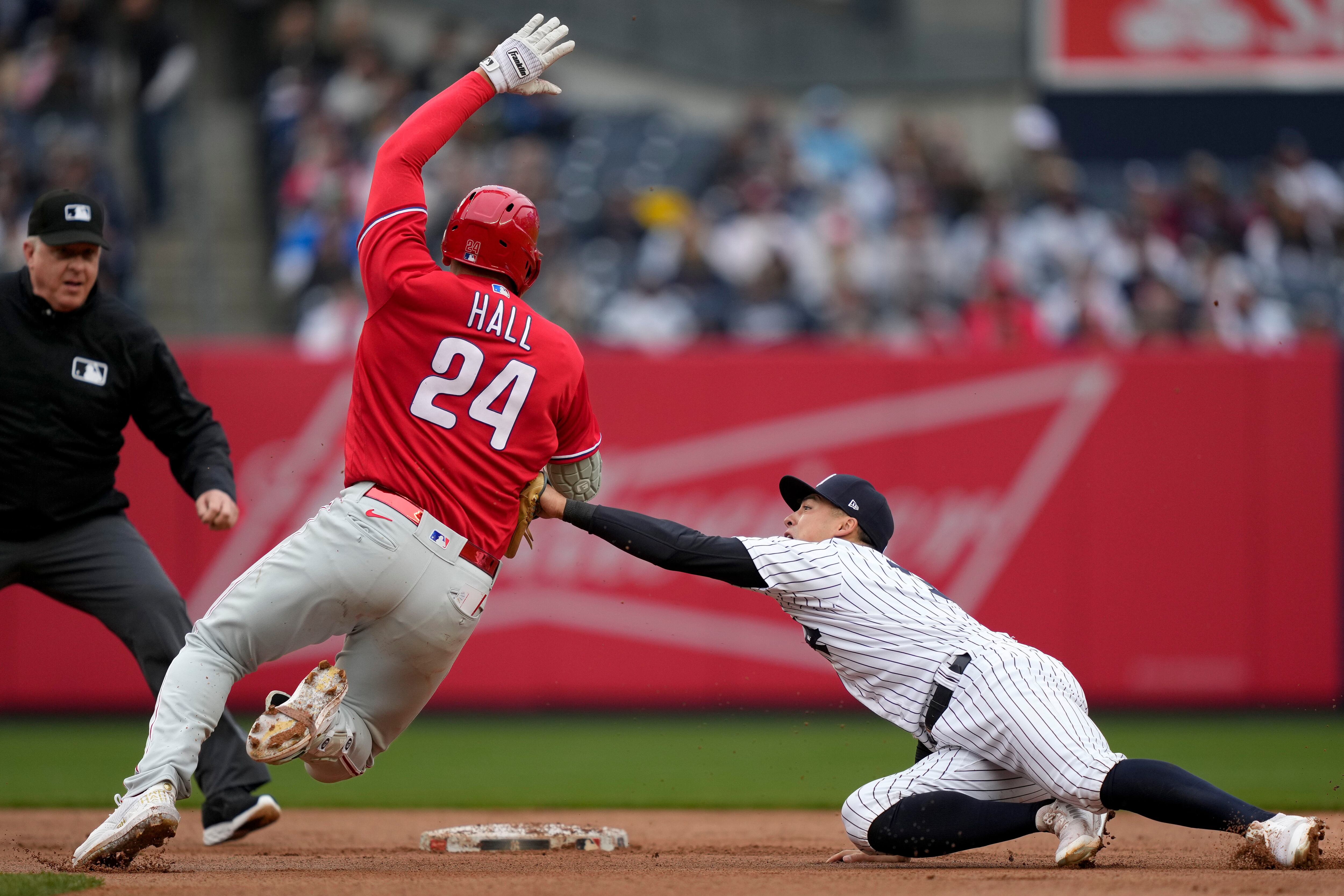 Jose Trevino catching Gerrit Cole; more security at Stadium