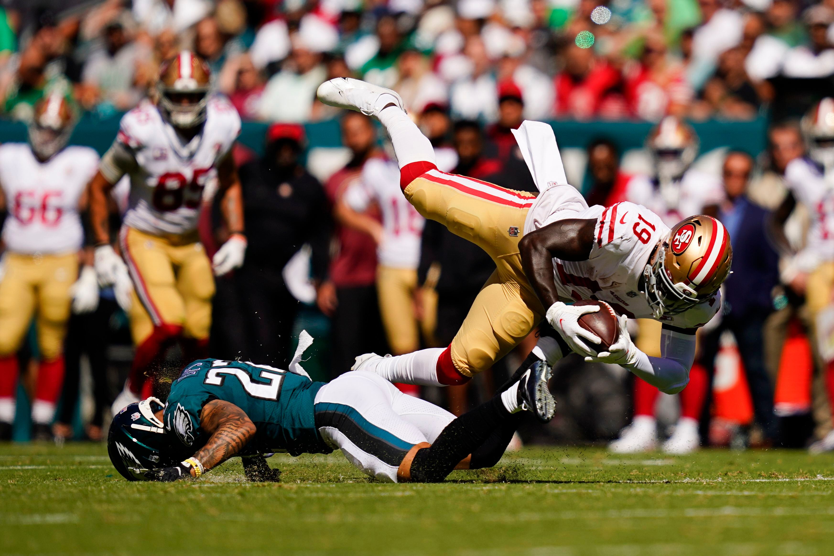 Jimmy Garoppolo, Nick Bosa lead 49ers past Eagles 17-11 - The San Diego  Union-Tribune