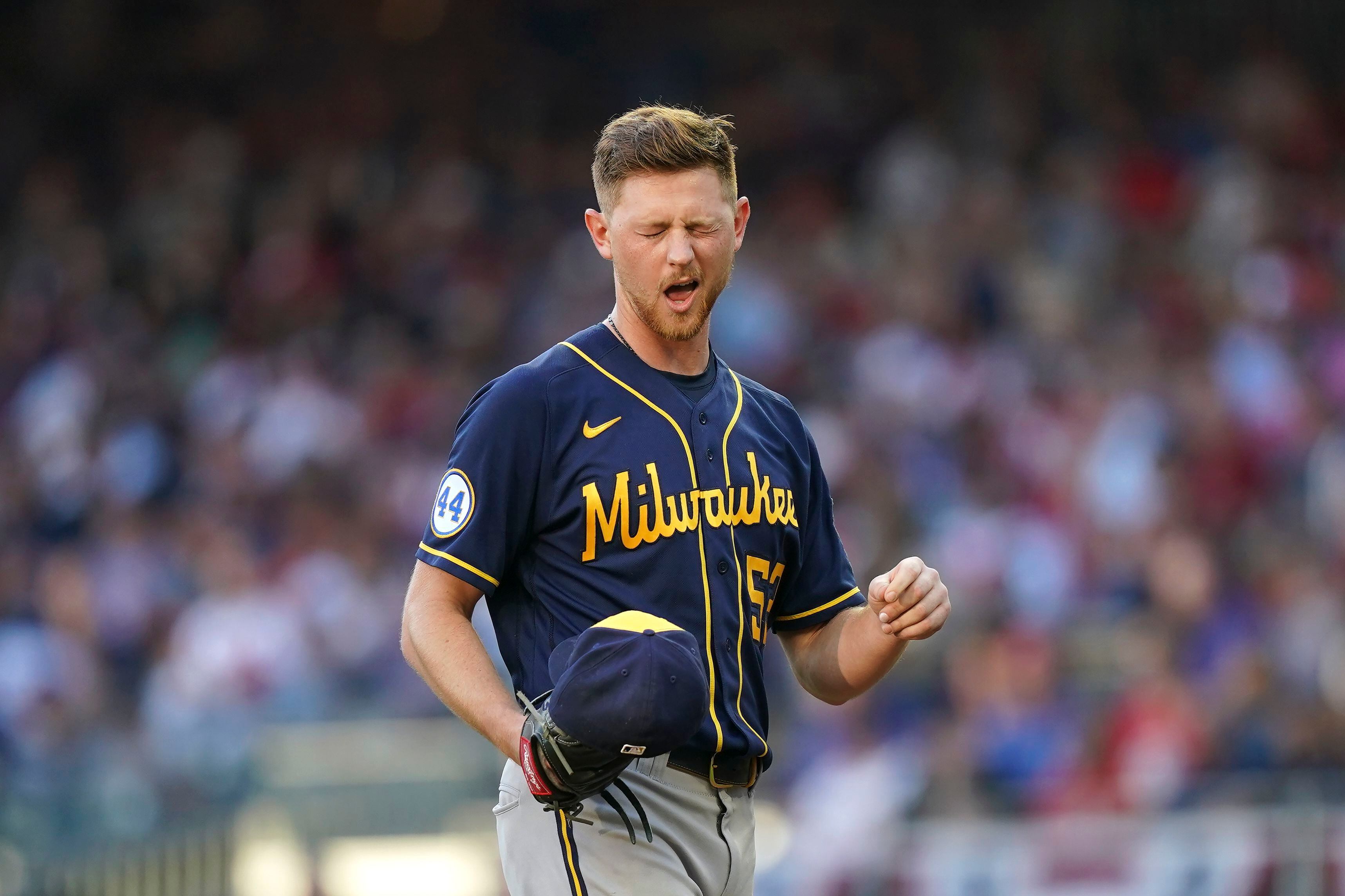 Umpire's blown strike call left Brewers beaten and Woodruff frustrated