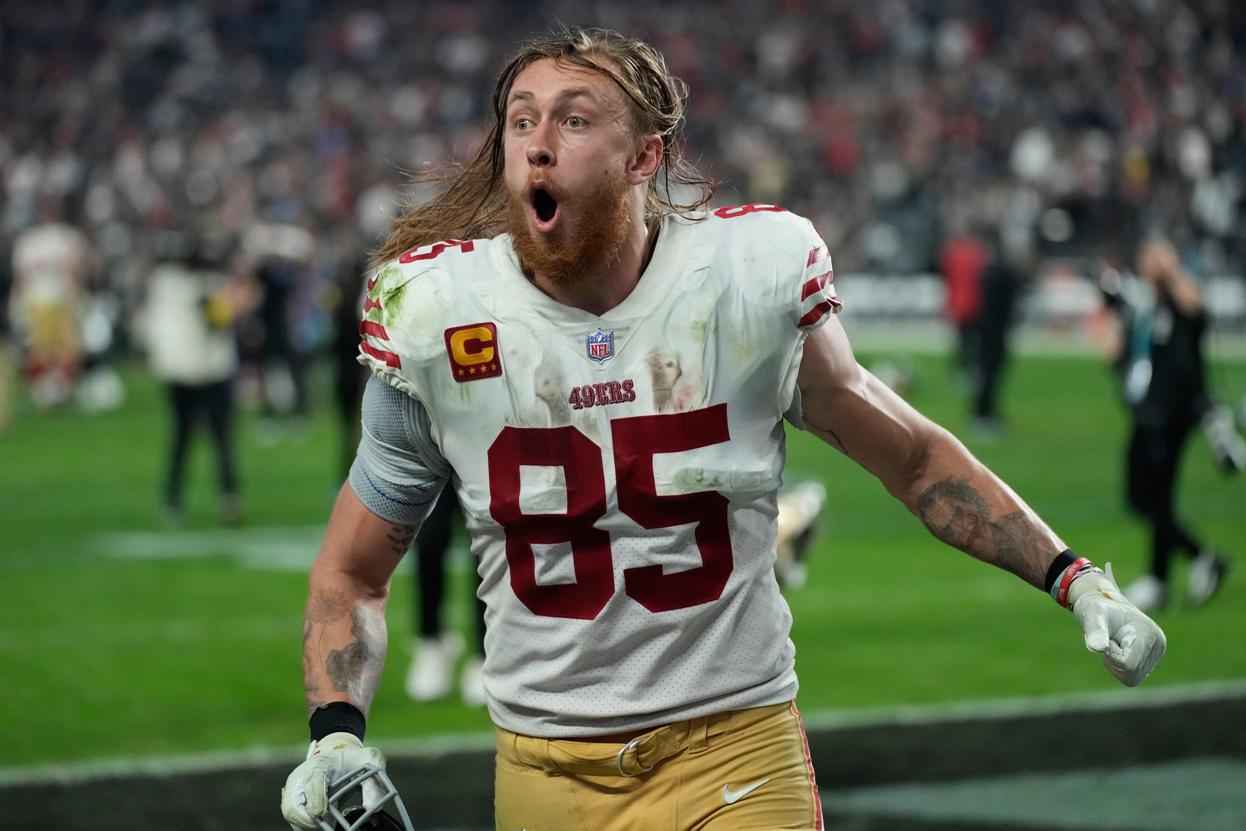 01J Jerseys de football San Francisco''49ers''men 85 George Kittle