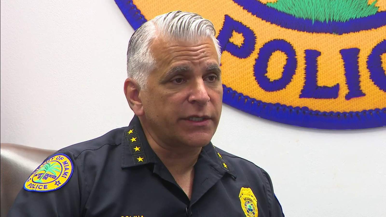 El jefe de policía de Miami habla con Local 10, mientras se acerca su último día de trabajo