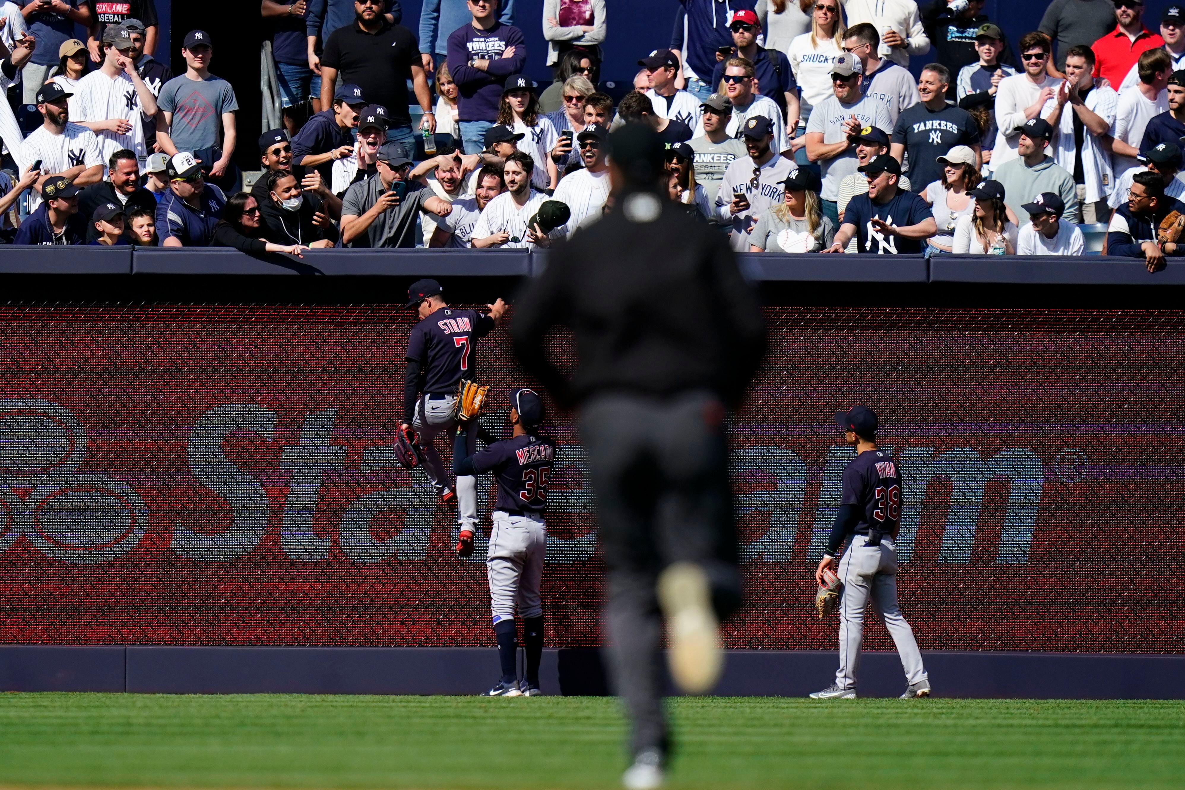 Cleveland OF Myles Straw calls Yankees fans 'classless